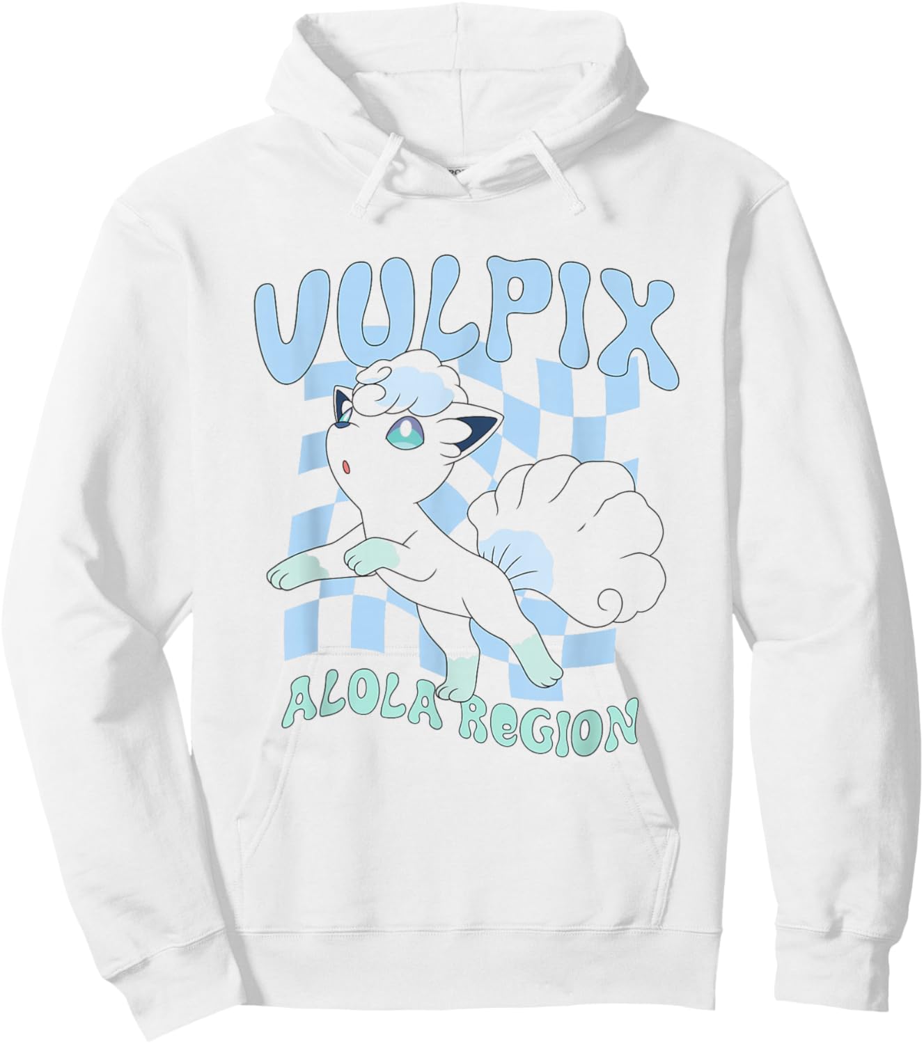 Pokémon Vulpix Alola Region Ice Type Majestic Portrait Hoodie - Hoodie | White