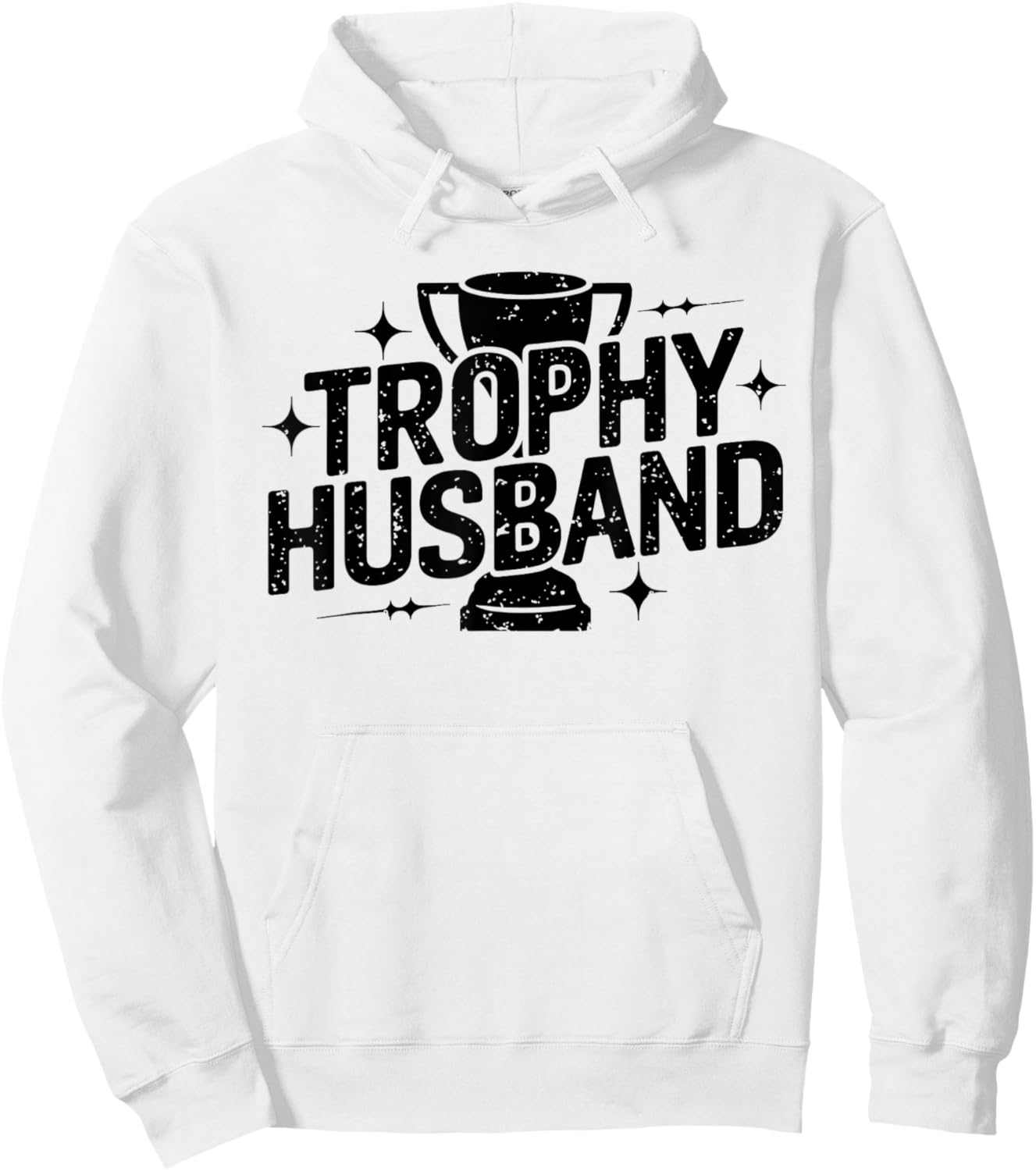 Funny Trophy Husband Definition Humor for Couples Hoodie - Hoodie | White