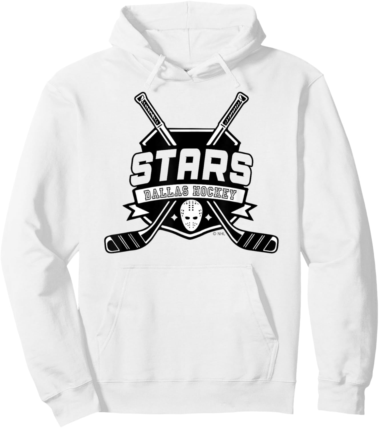 Dallas Stars Hockey Sticks Green Officially Licensed Hoodie - Hoodie | White