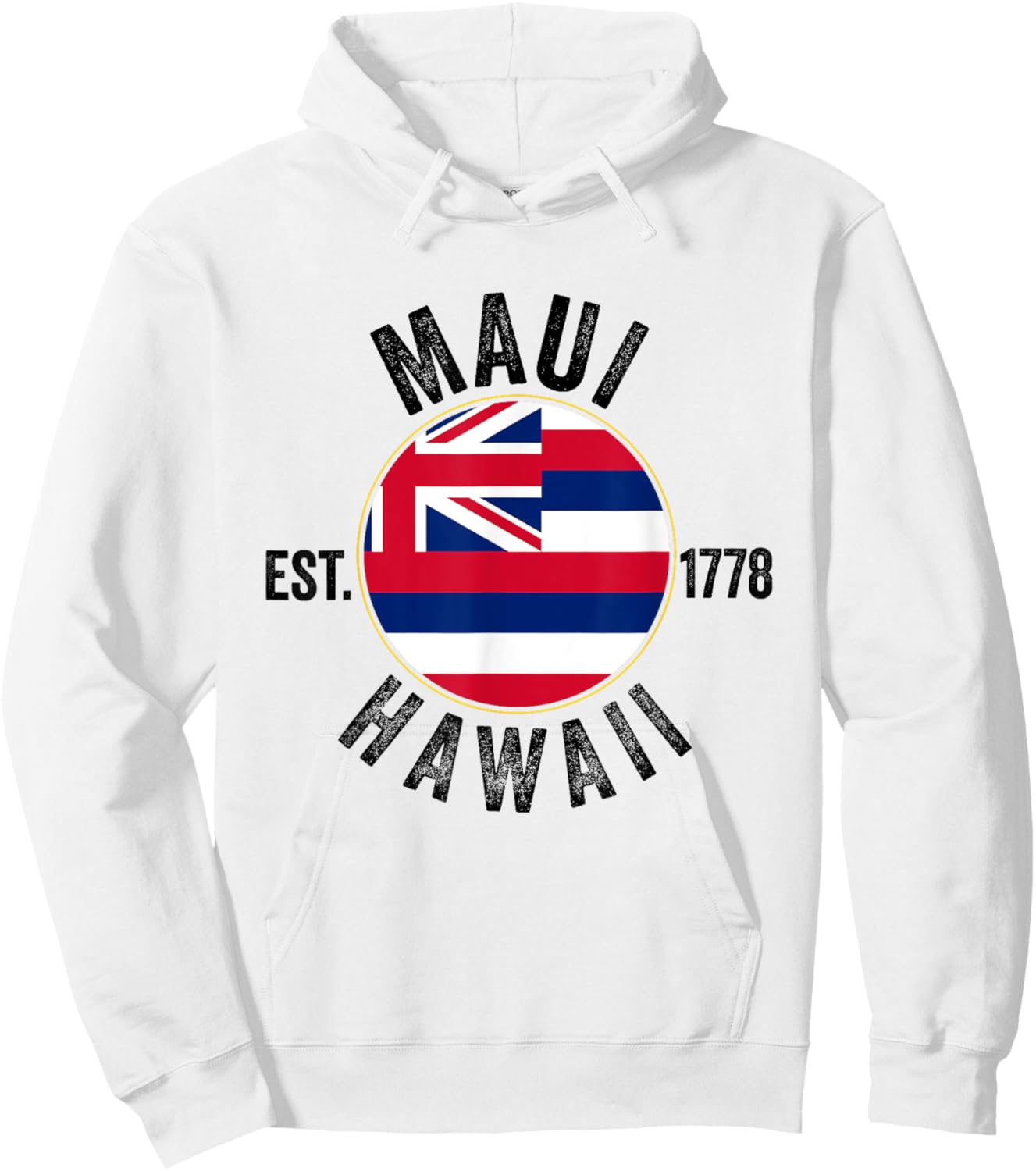 Maui Souvenir Hawaii Hawaiian Reminder Vacation Men Women Hoodie - Hoodie | White