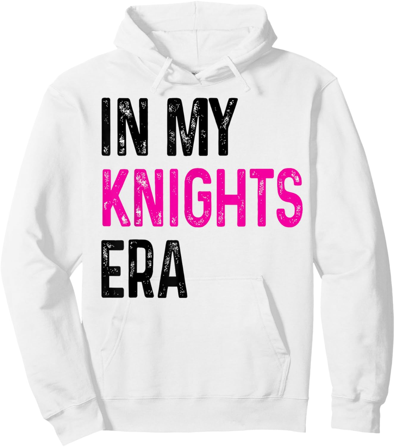 In My Knights Era Back to School Spirit Game Retro Groovy Hoodie - Hoodie | White