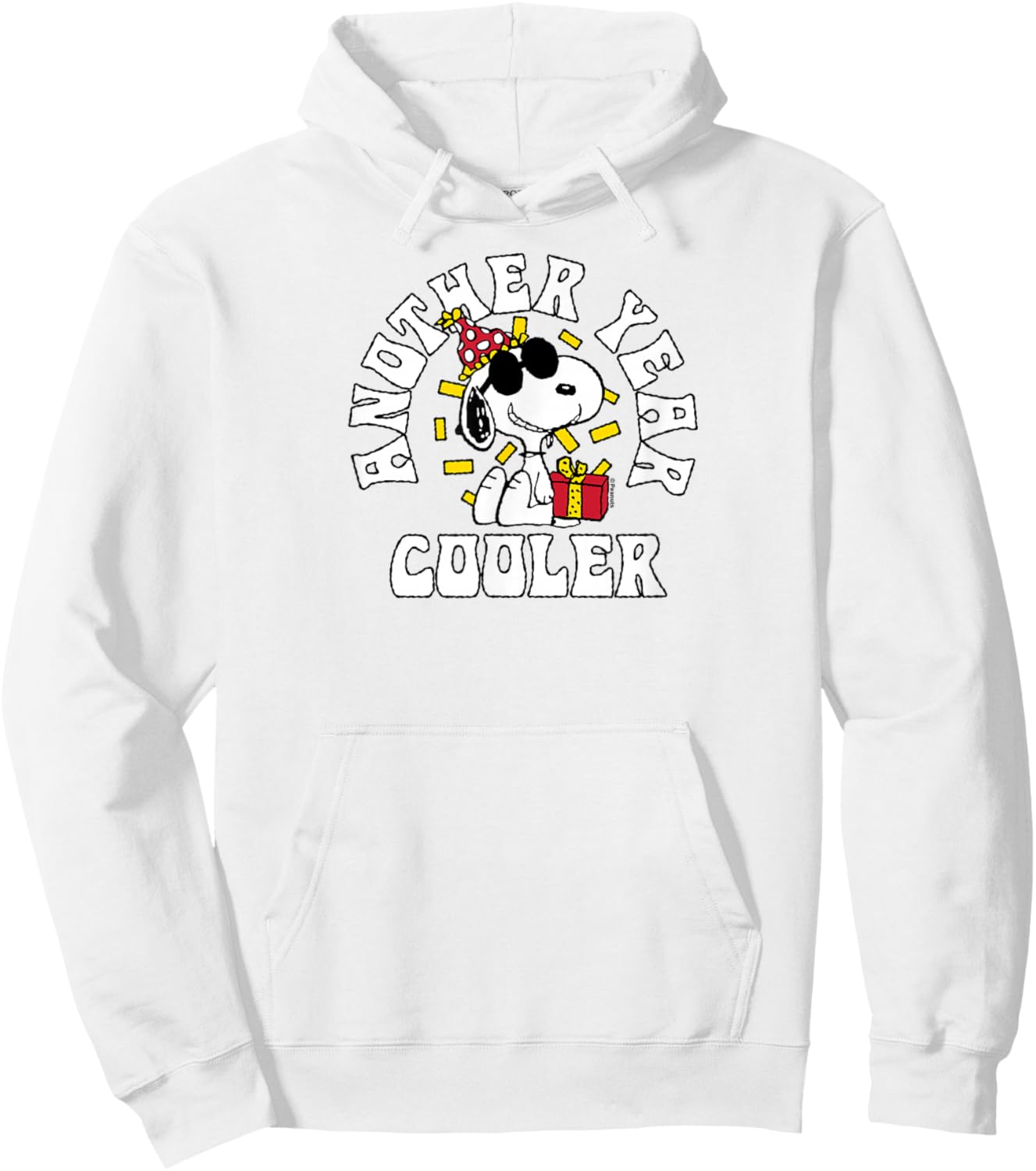 Peanuts - Snoopy Birthday Another Year Cooler Hoodie - Hoodie | White
