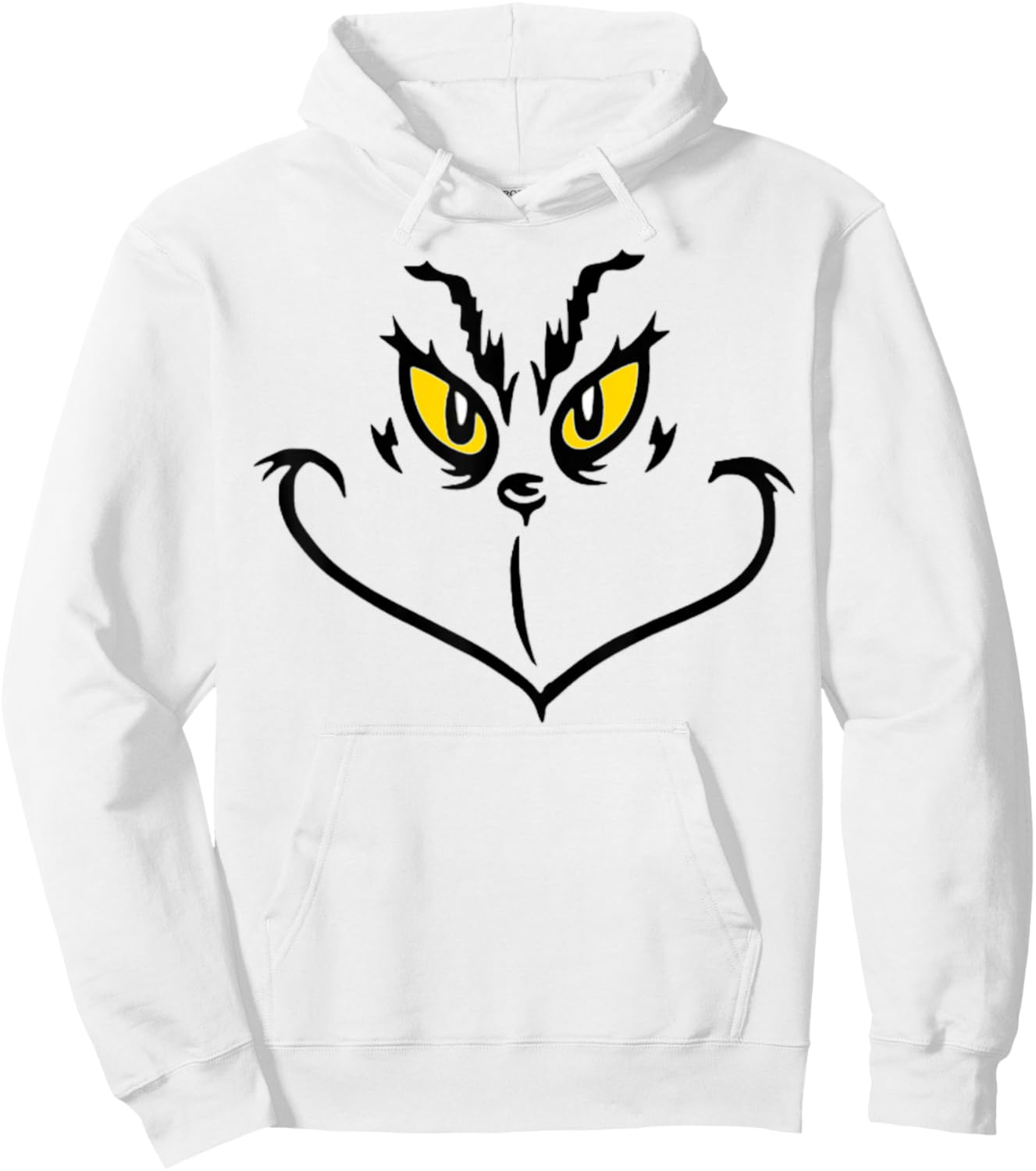 Funny Christmas Elf Face Outfit | Funny Christmas Hoodie - Hoodie | White