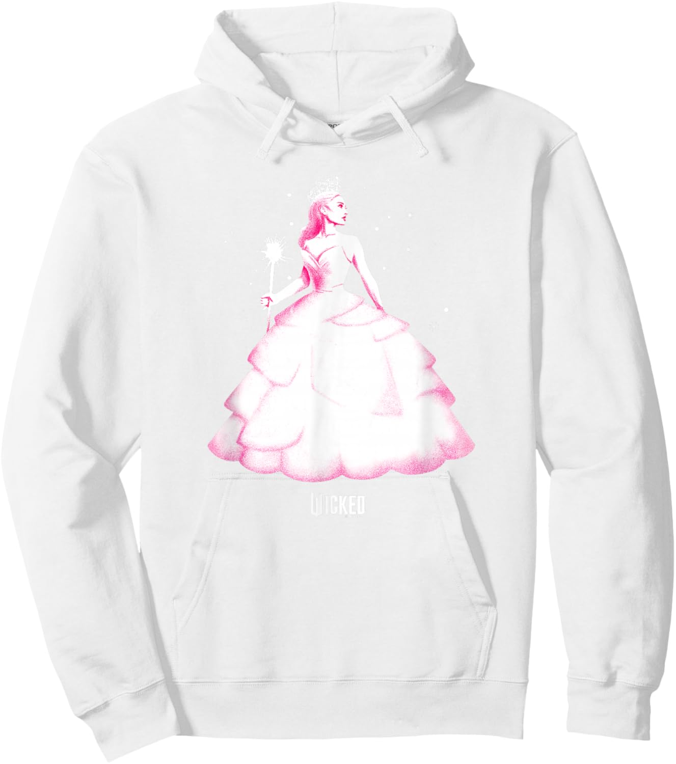 Wicked Glinda Tonal Pose Hoodie - Hoodie | White