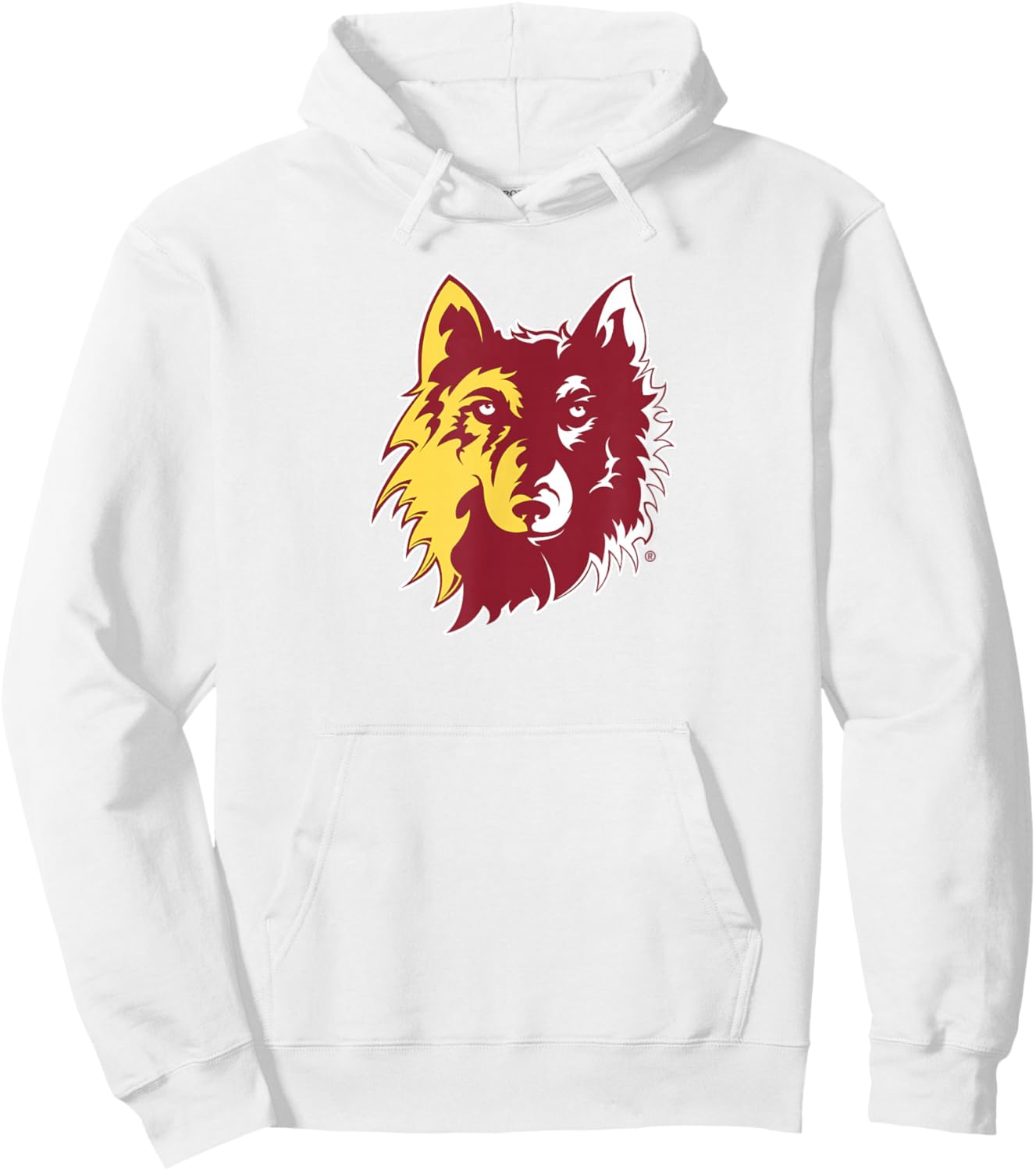 Northern State University Wolves Logo Hoodie - Hoodie | White