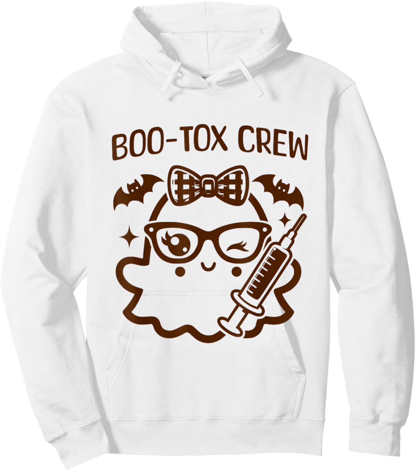 BOO-Tox Nurse Injector Halloween Filler Botox Dysport Hoodie - Hoodie | White