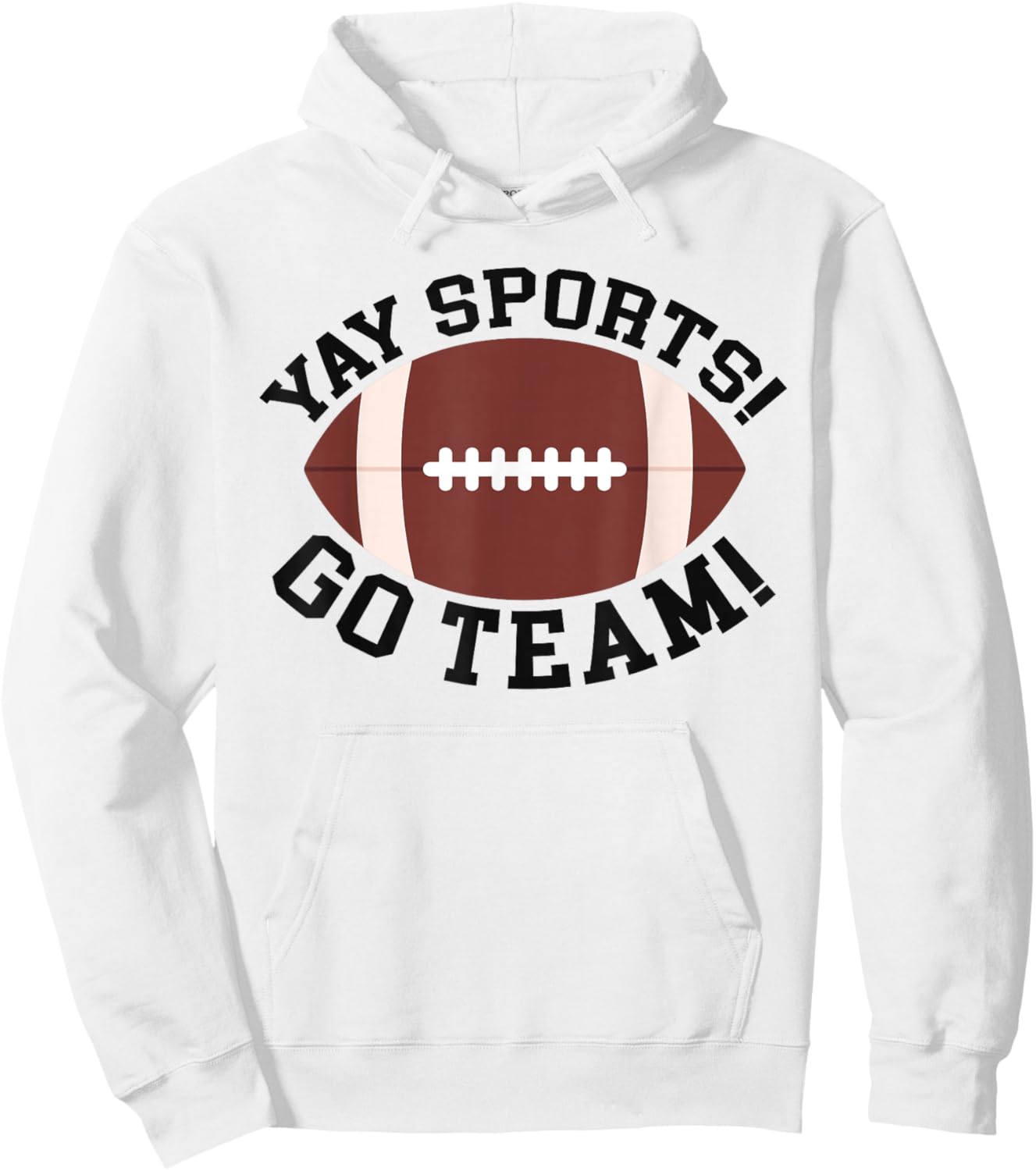 Yay! Go Sports! Do The, Things Win Points Funny Hoodie - Hoodie | White