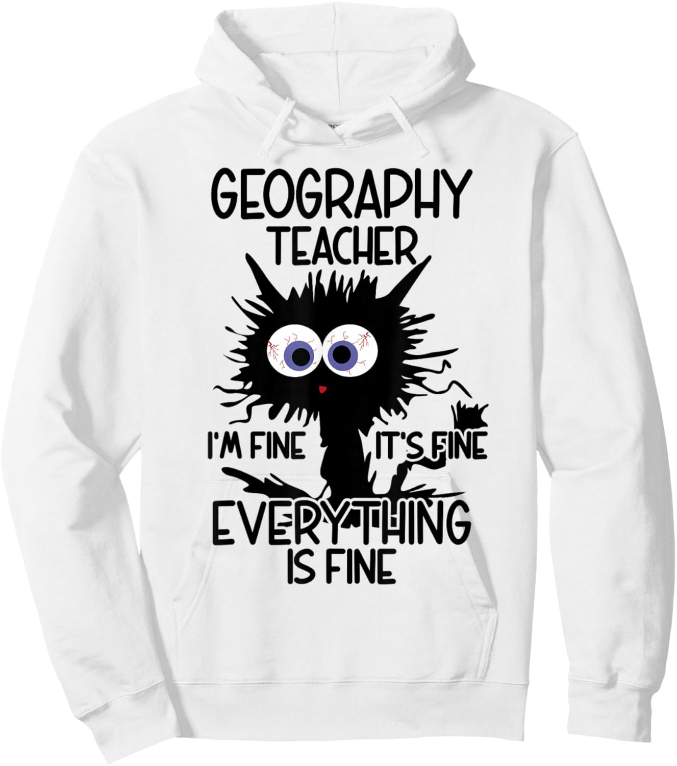 Geography Teacher Appreciation Merch Hoodie - Hoodie | White