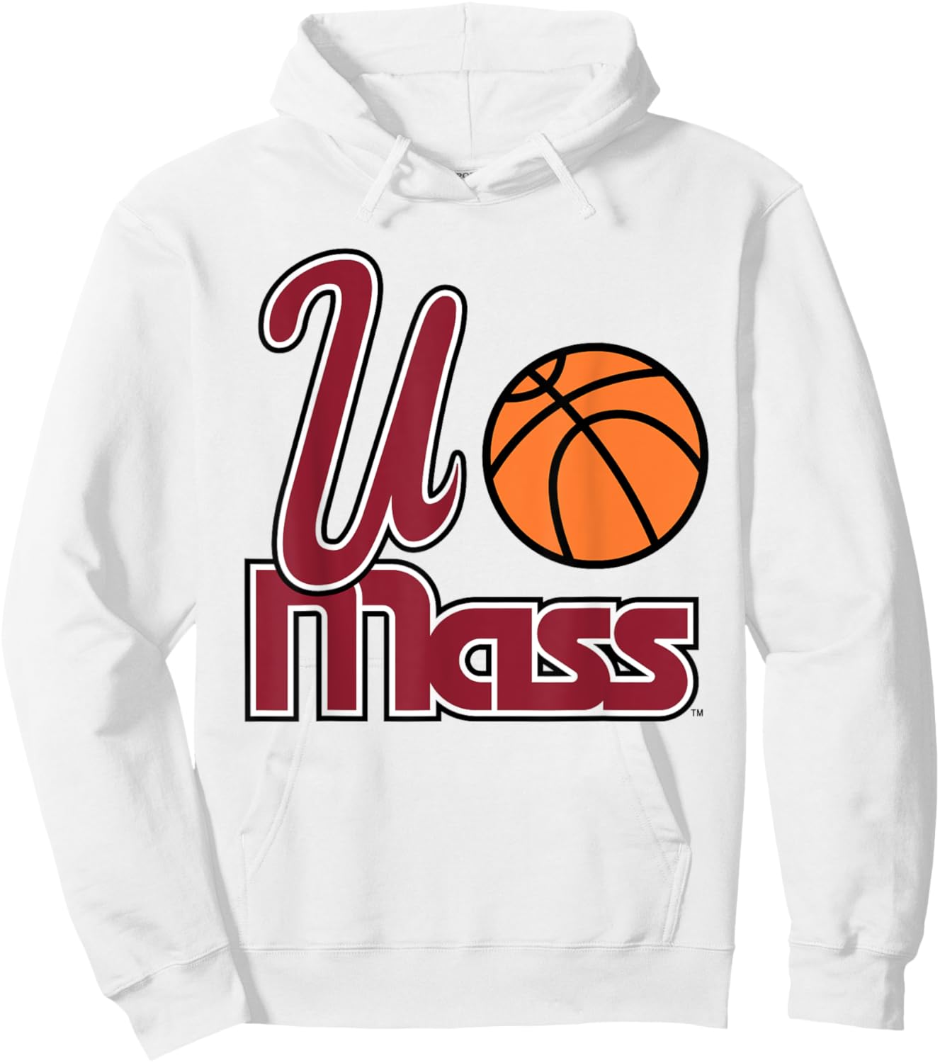 UMass Minutemen | Official Licensed NCAA Merch | UMASVIN1005 Hoodie - Hoodie | White