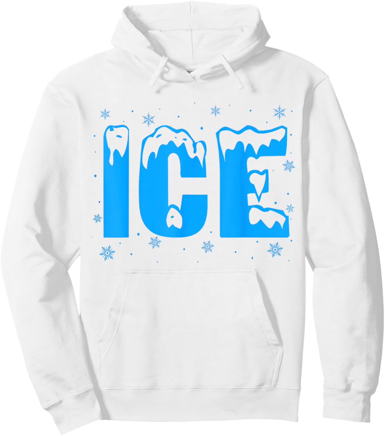 Funny Ice Costume Halloween 2024 Family Matching Hoodie - Hoodie | White
