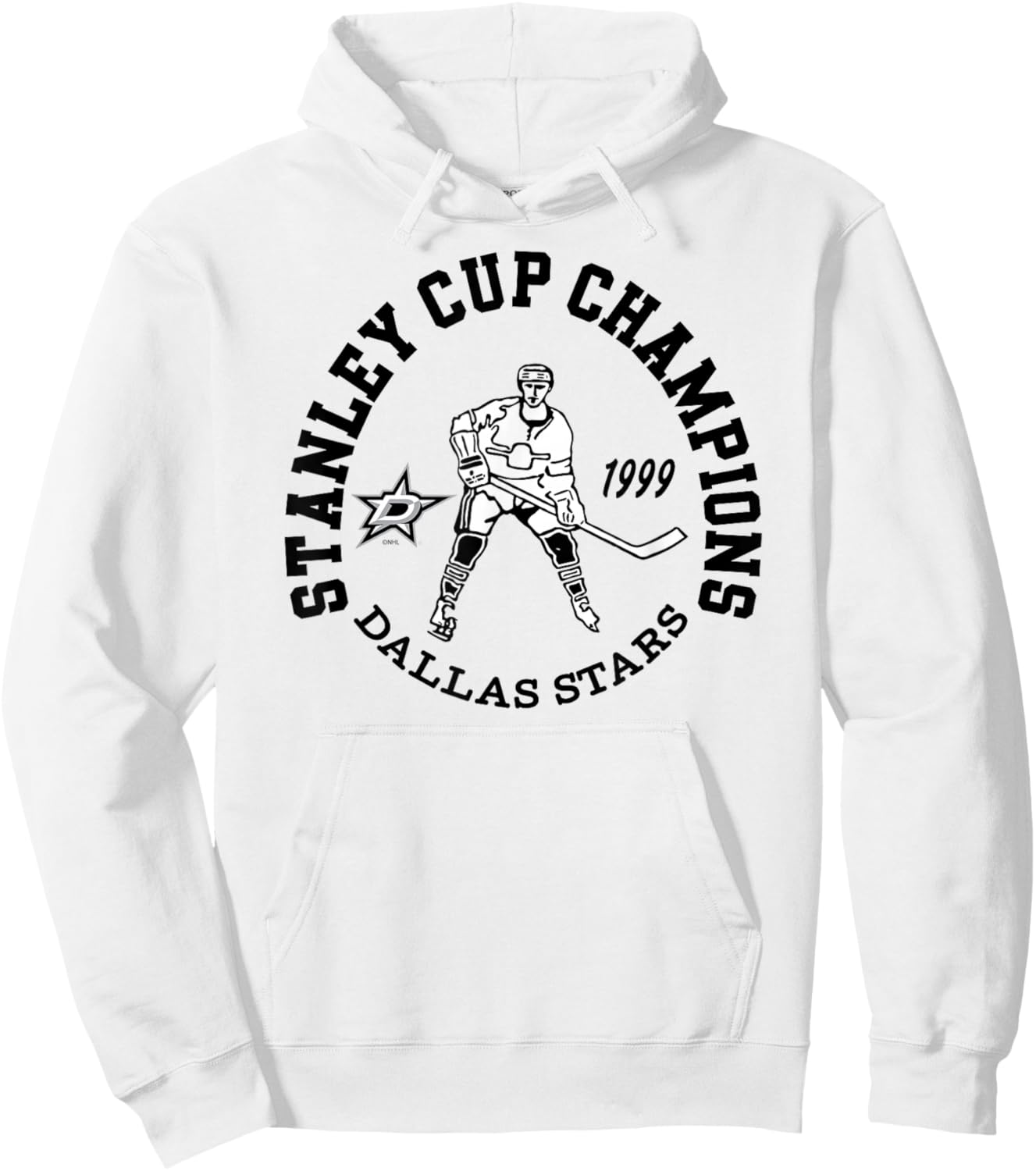 Dallas Stars Stanley Cup Champions 1999 Green Hoodie - Hoodie | White
