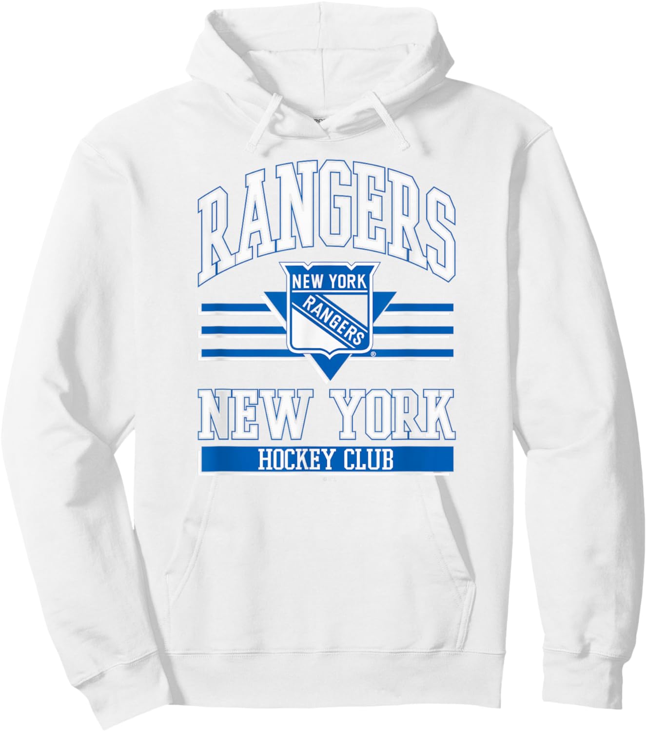 New York Rangers Hockey Club Red Officially Licensed Hoodie - Hoodie | White