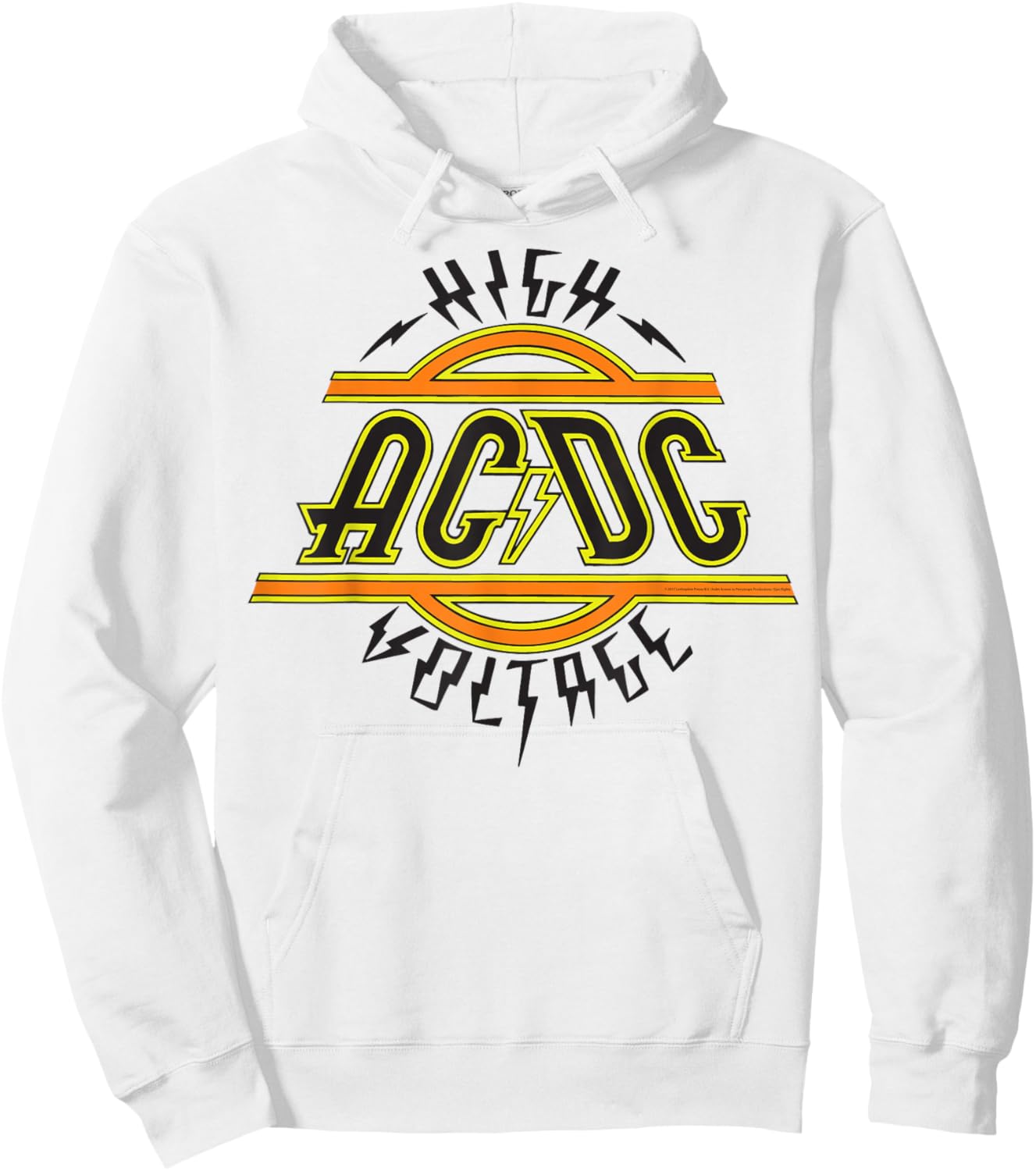 AC/DC - High Voltage Hoodie - Hoodie | White