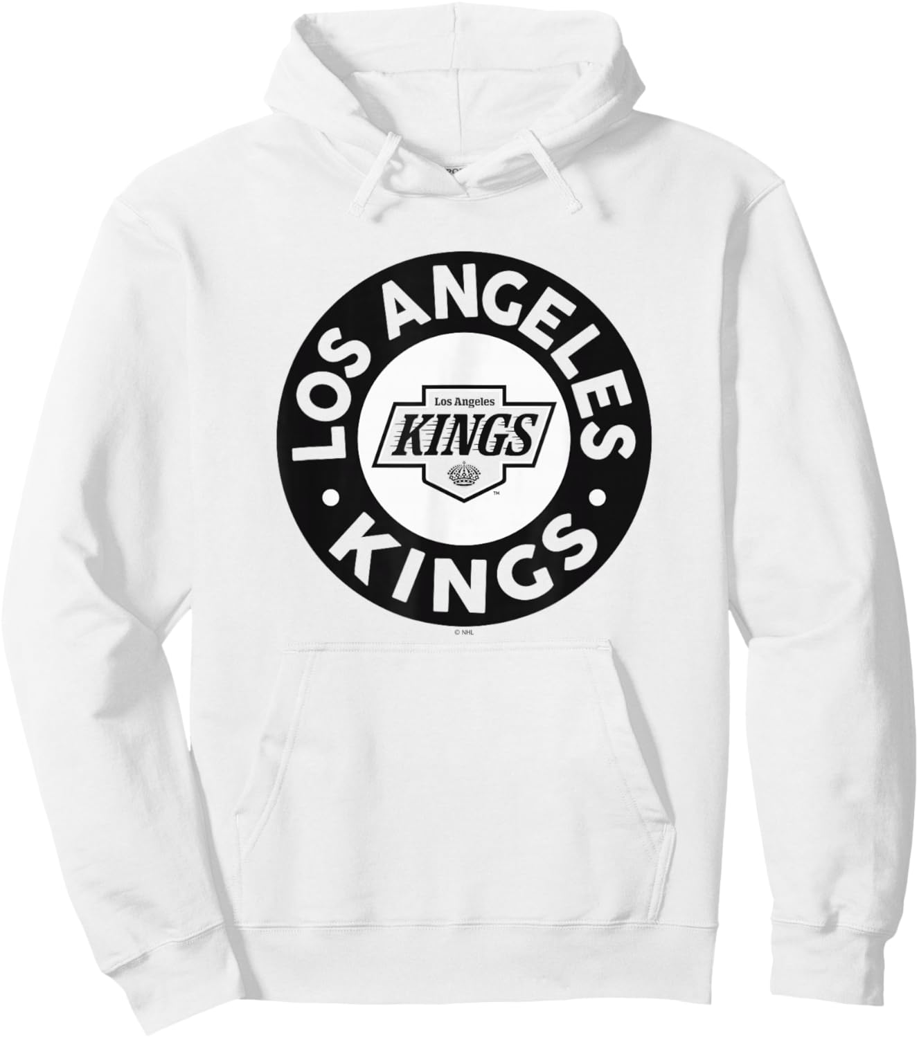 Los Angeles Kings Symbol Gray Officially Licensed Hoodie - Hoodie | White
