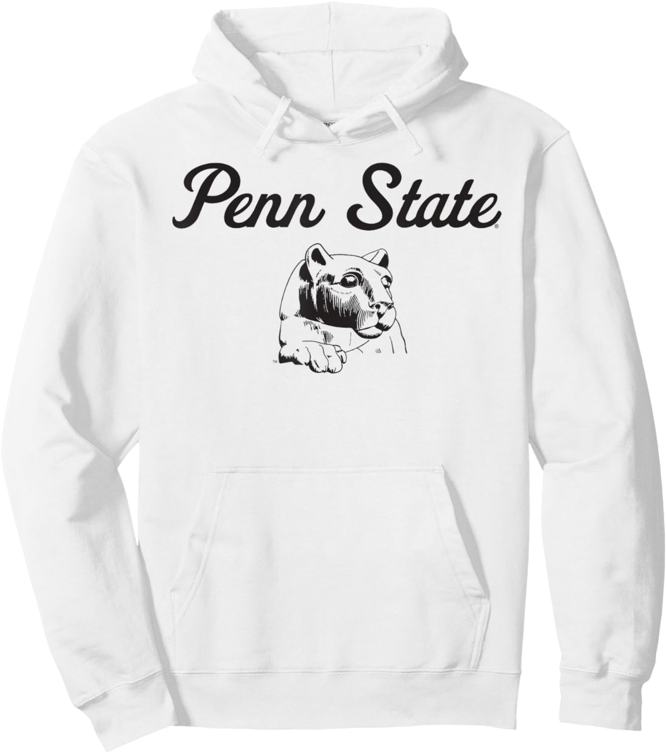 Penn State Nittany Lions Mascot Monument Officially Licensed Hoodie - Hoodie | White