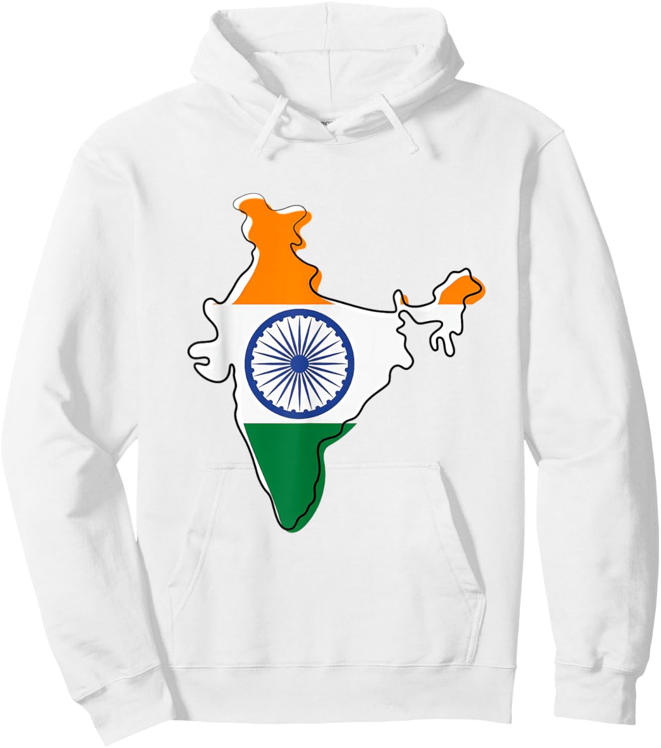 India , India flag , Indian flag, indian maps Hoodie - Hoodie | White