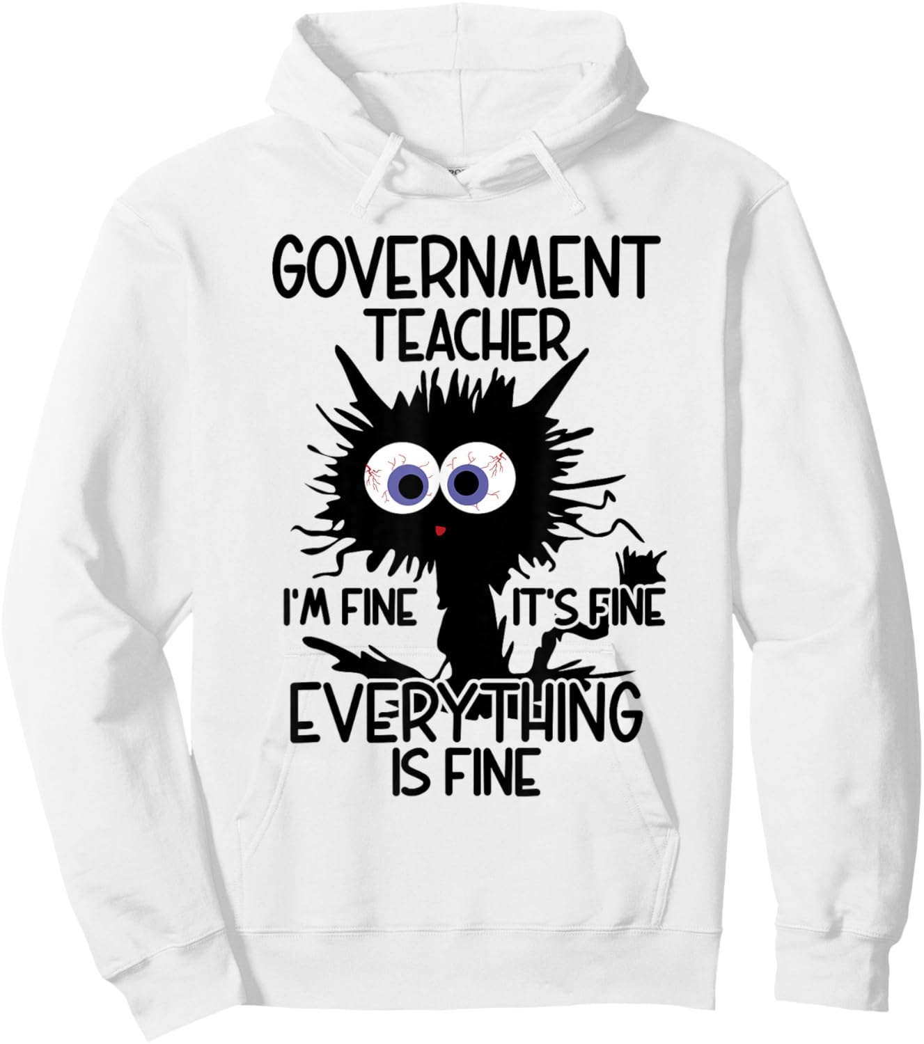 Government Teacher Appreciation Merch Hoodie - Hoodie | White