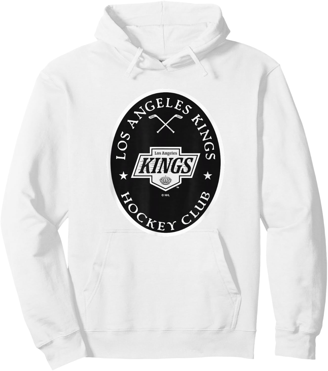Los Angeles Kings Iconic Gray Officially Licensed Hoodie - Hoodie | White