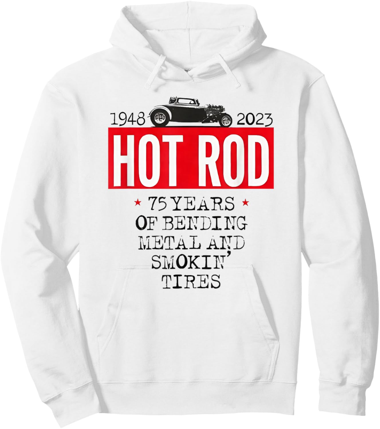 HOT ROD mototrend Hoodie - Hoodie | White