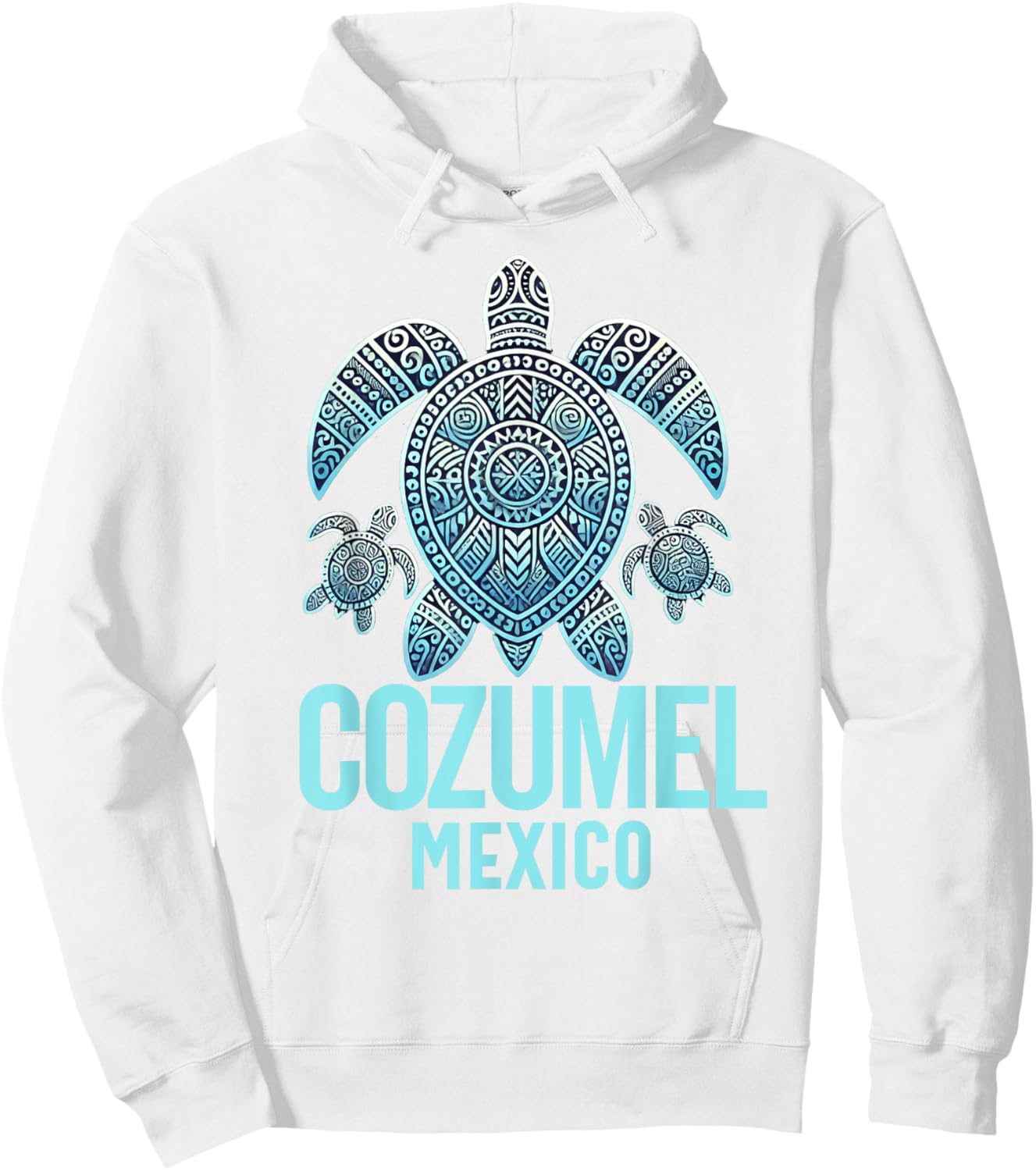 Cozumel Mexico Souvenir Vacation Travel Men Women Reminder Hoodie - Hoodie | White