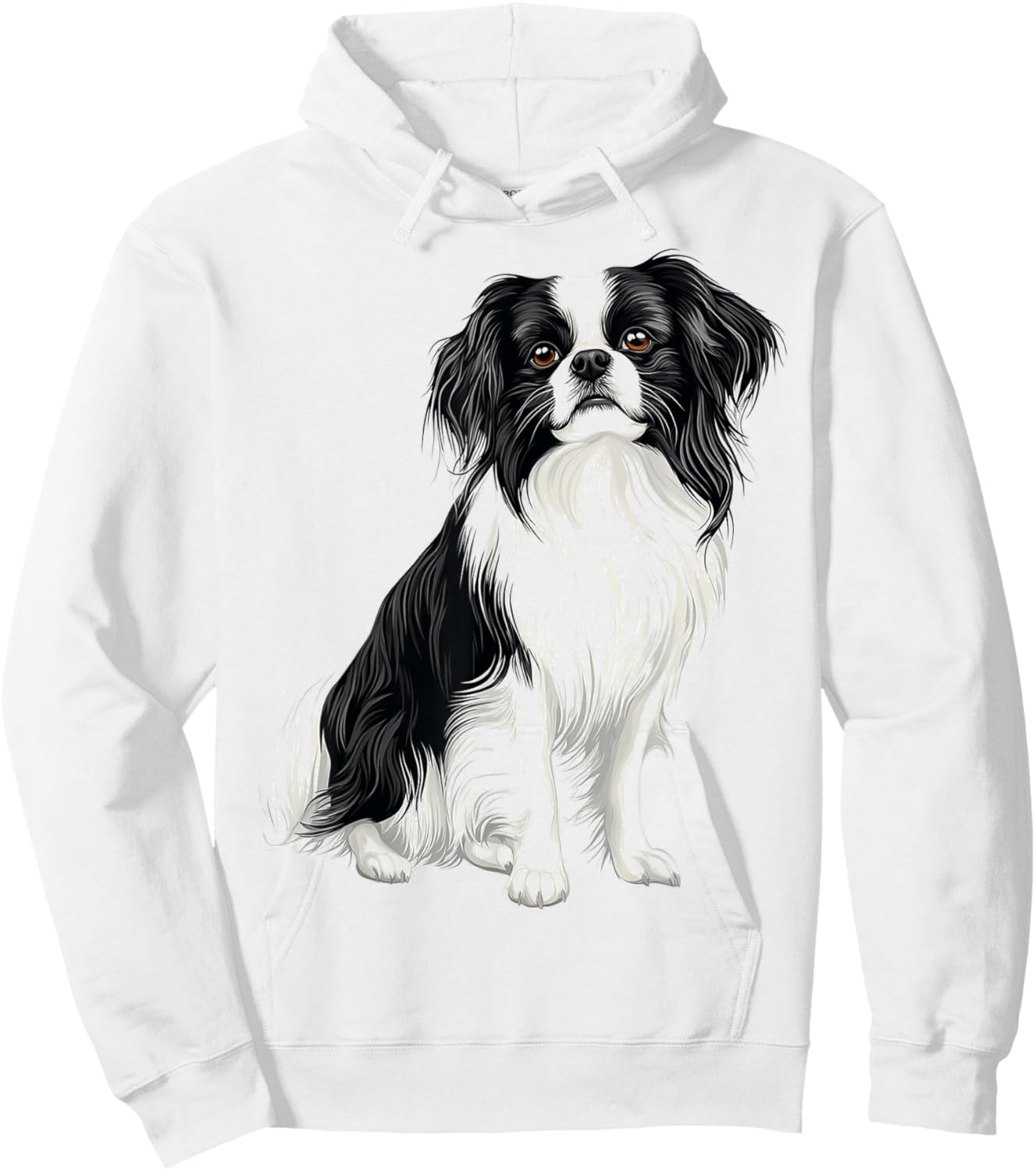 Japanese Chin Dog Graphic Pet Art Japanese Chin Women Kids Hoodie - Hoodie | White