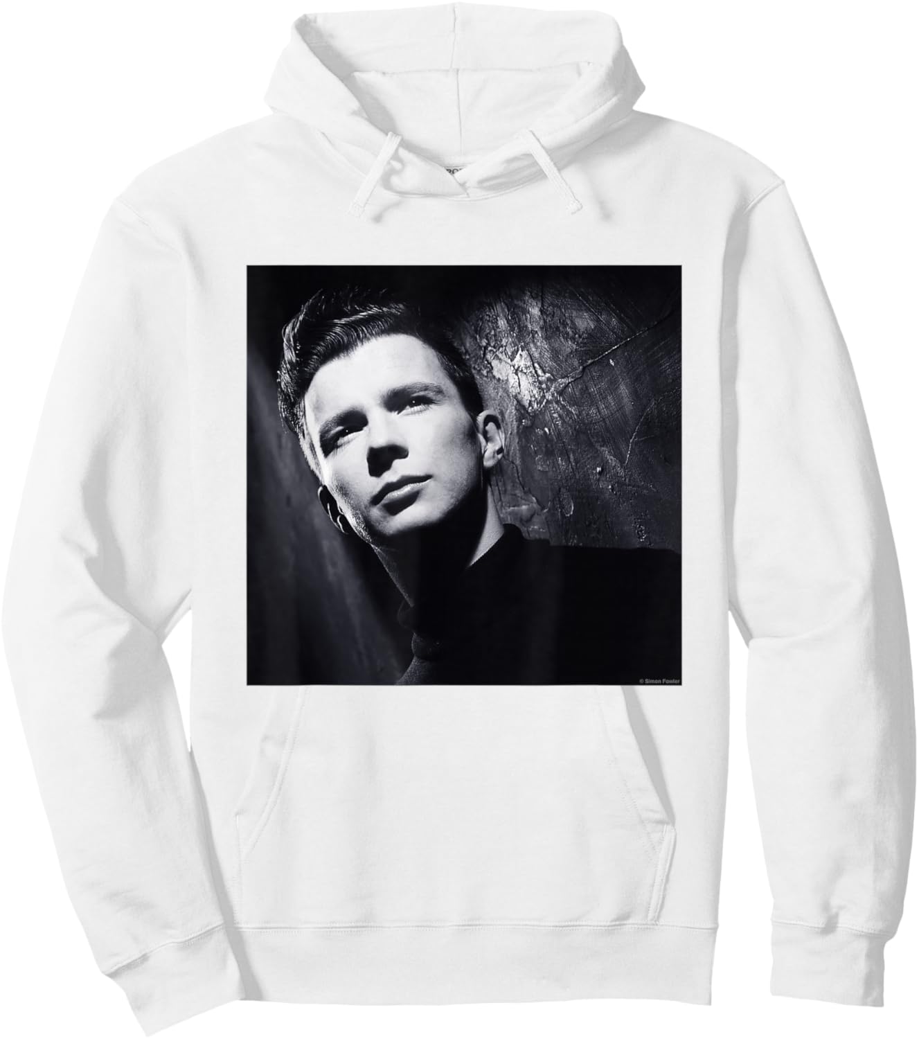 Rick Astley Portrait By Simon Fowler Hoodie - Hoodie | White