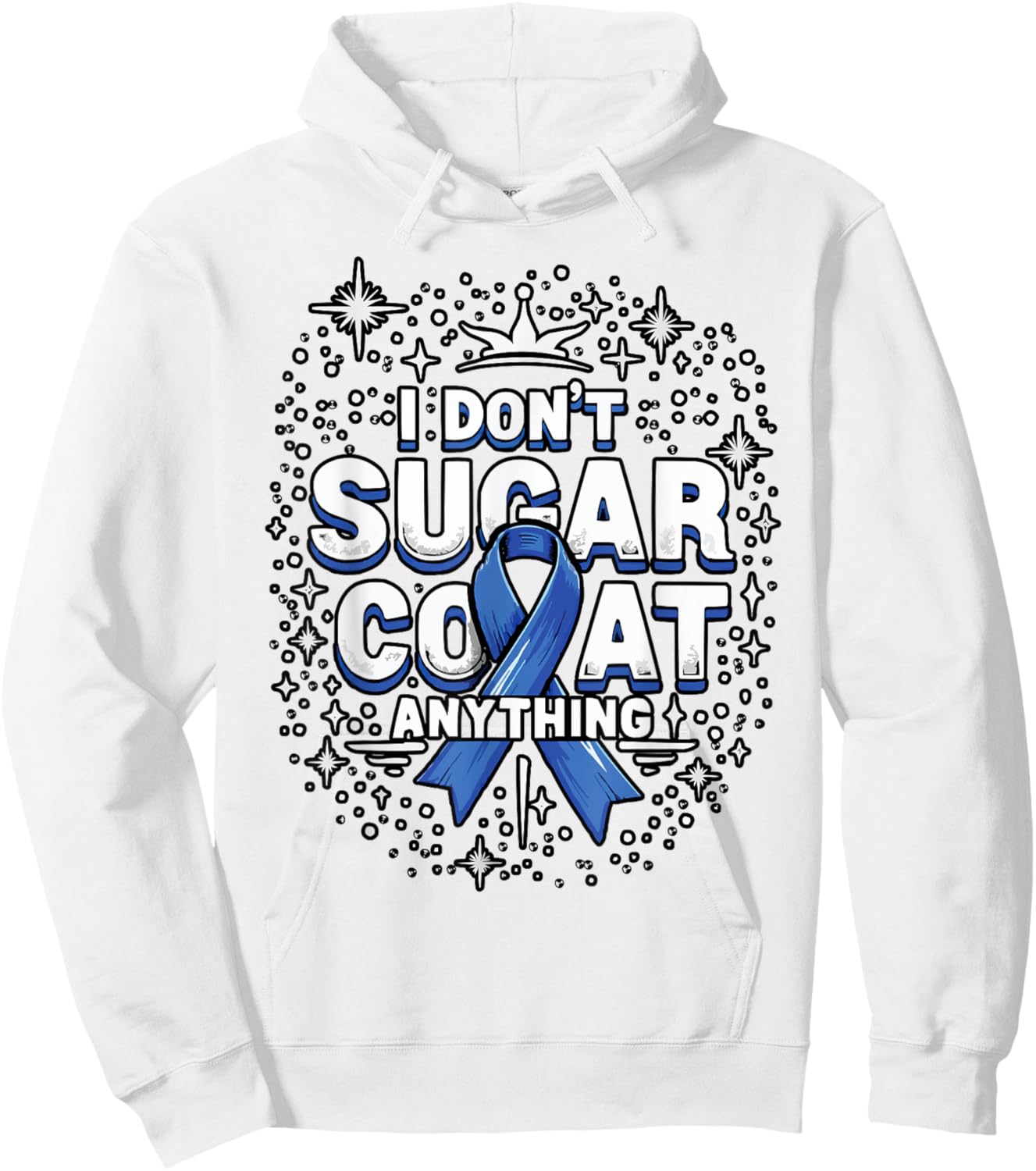 Type 1 Diabetes Awareness Insulin Pancreas Diabetic T1D Hoodie - Hoodie | White