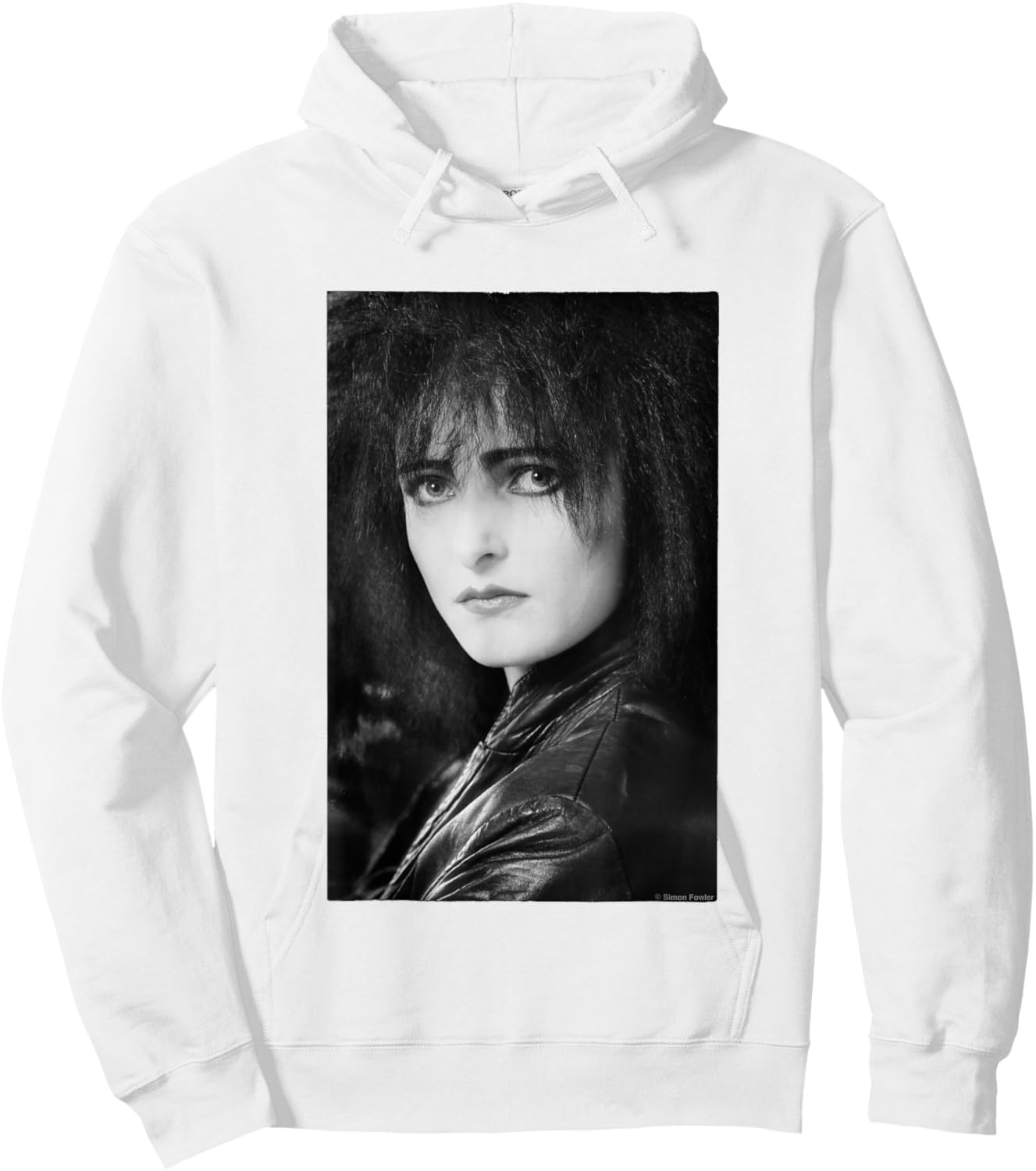 Siouxsie Sioux Singer of The Banshees by Simon Fowler Hoodie - Hoodie | White
