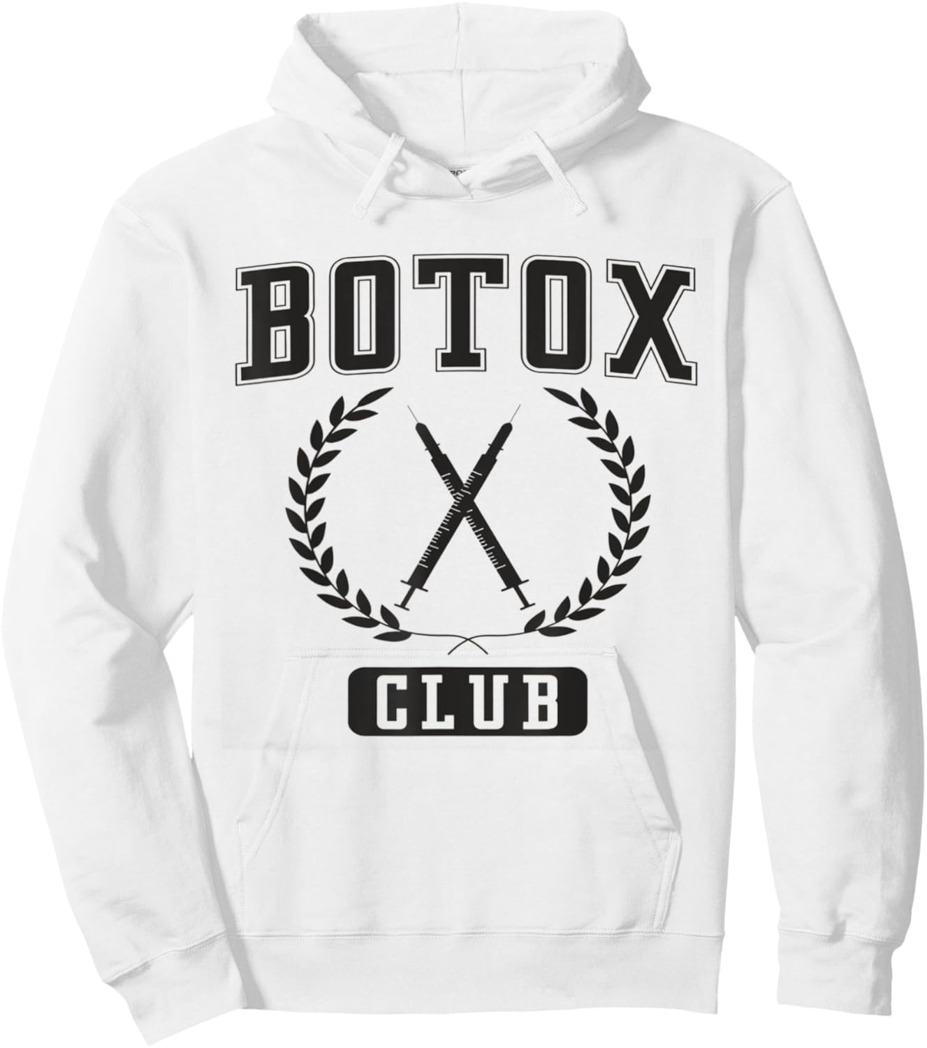 Botox Club Aesthetic Nurse Injector Dermatology Botox Nurse Hoodie - Hoodie | White