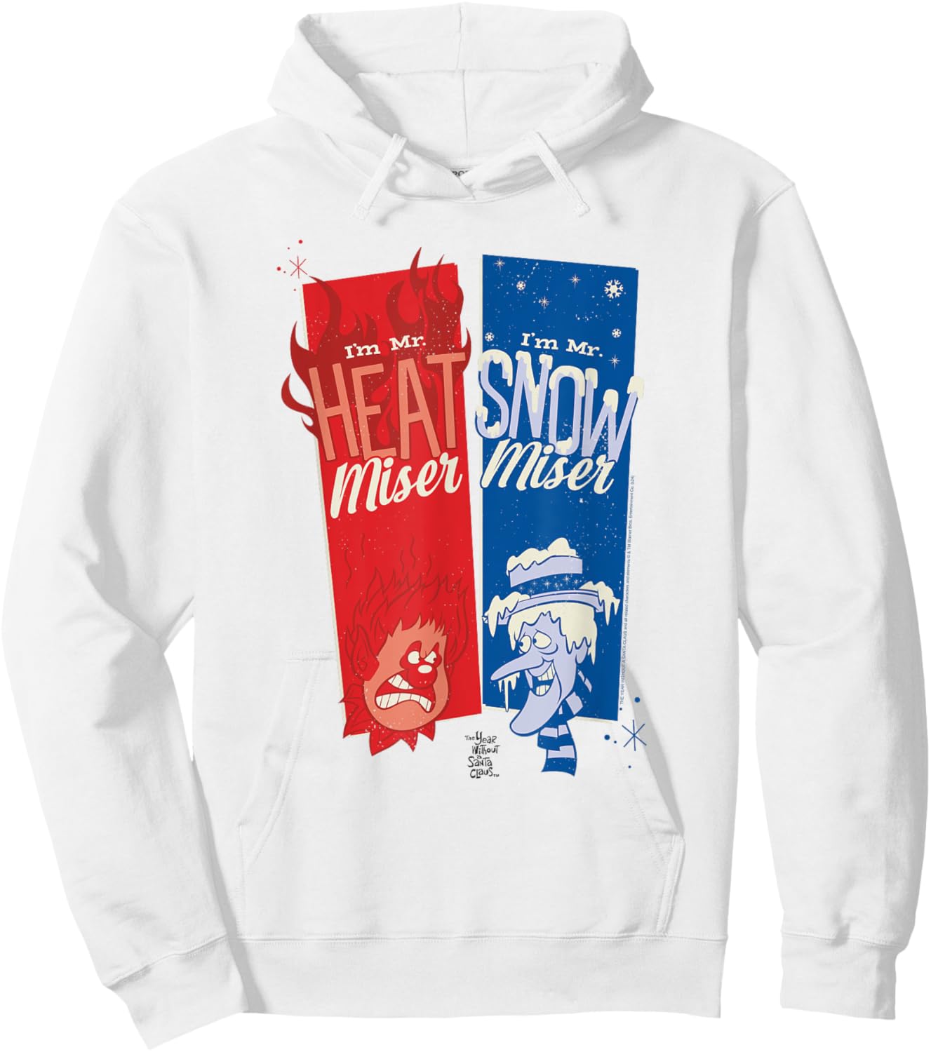 Year Without a Santa Claus Heat Snow Miser Christmas Hoodie - Hoodie | White
