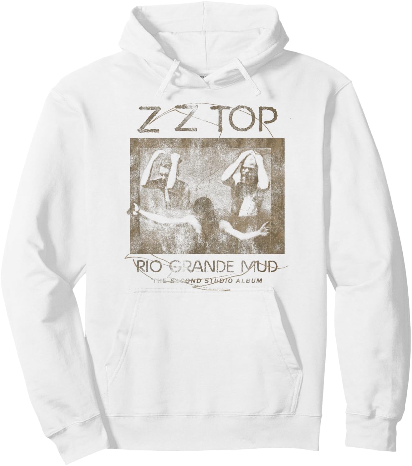 ZZ Top Rio Grande Mud Hoodie - Hoodie | White