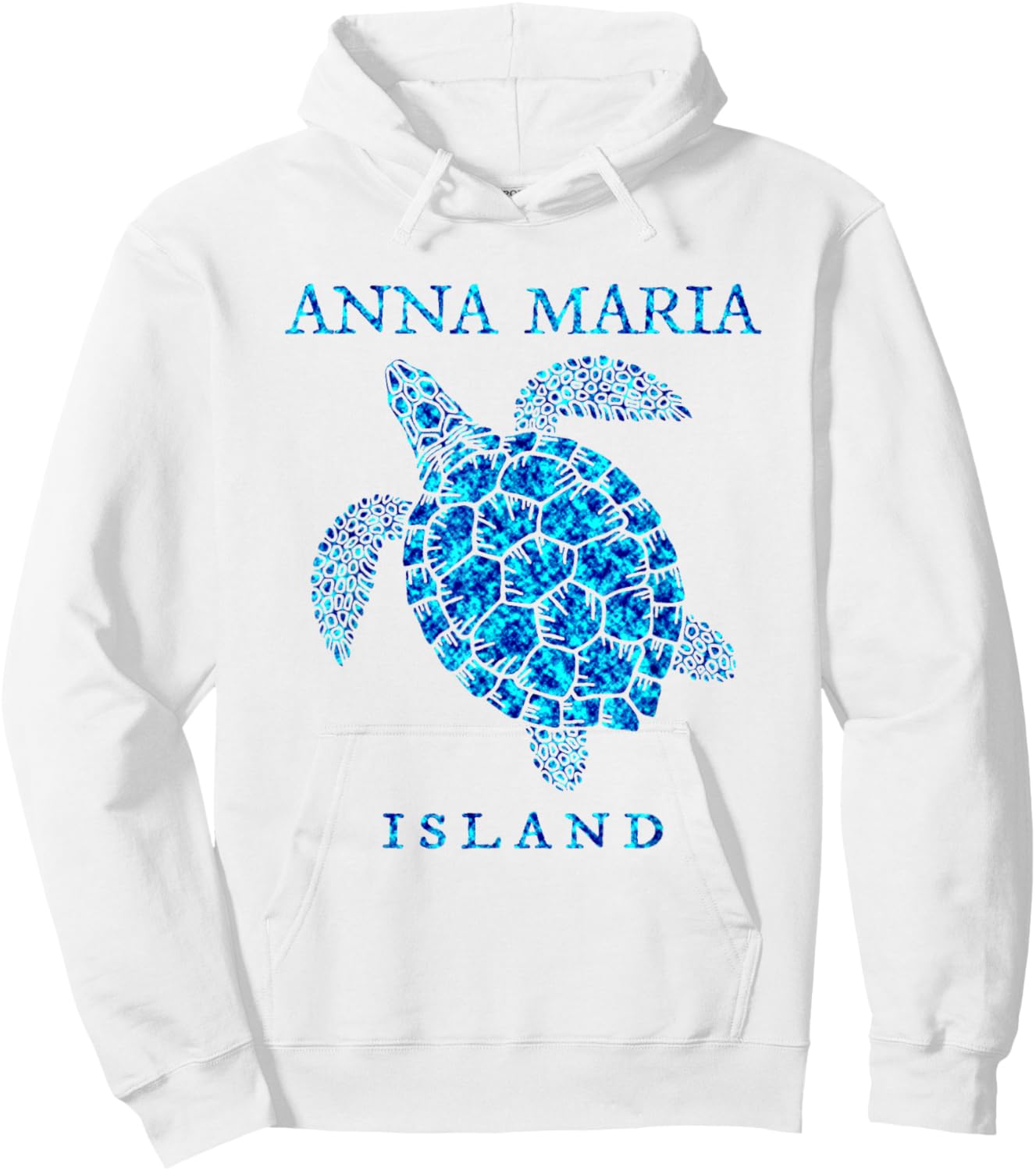 Anna Maria Island Florida Sea Turtle Vacation Souvenir Hoodie - Hoodie | White