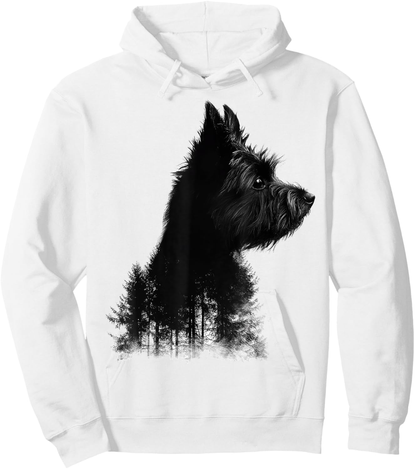 Cairn Terrier Dog Motif Pet Art Cairn Terrier Women Kids Hoodie - Hoodie | White