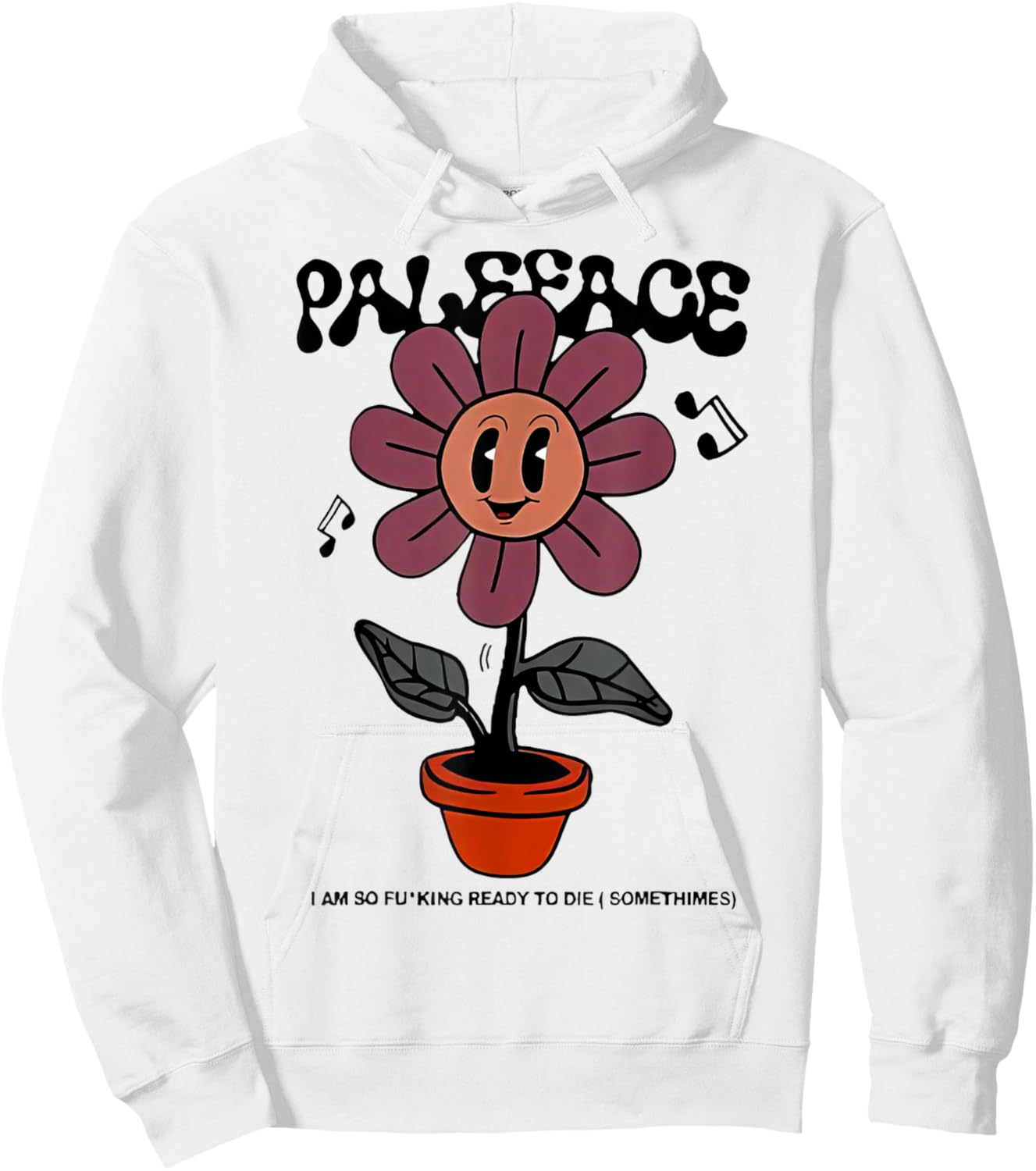 Top Paleface Swiss Flower Tour Hoodie - Hoodie | White
