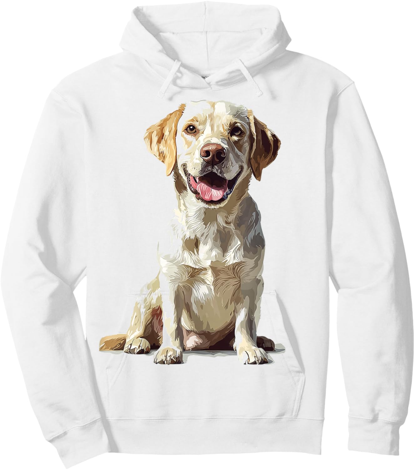 Labrador Retriever Dog Graphic Pet Art Labrador Retriever Hoodie - Hoodie | White
