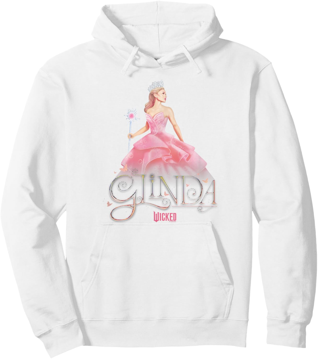 Wicked Glinda Elegant Pose Hoodie - Hoodie | White