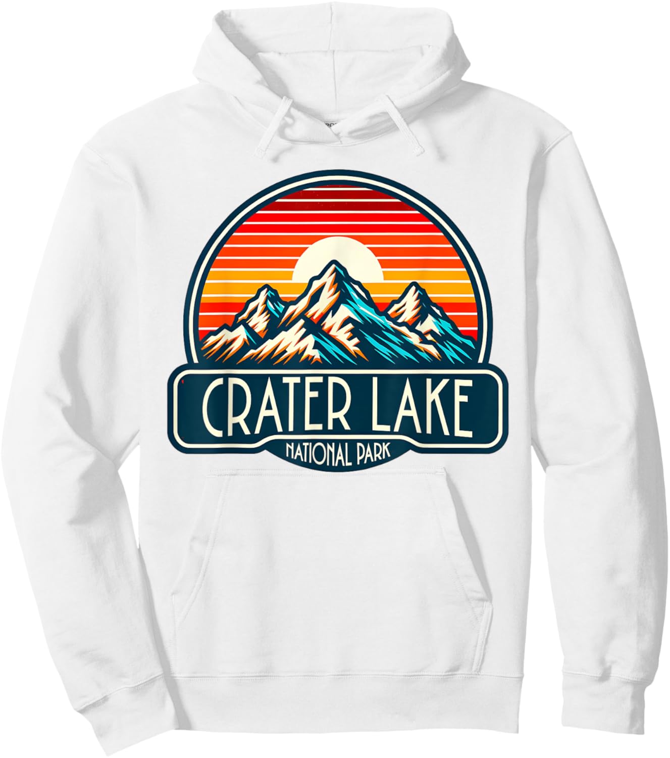 Crater Lake National Park Hoodie - Hoodie | White