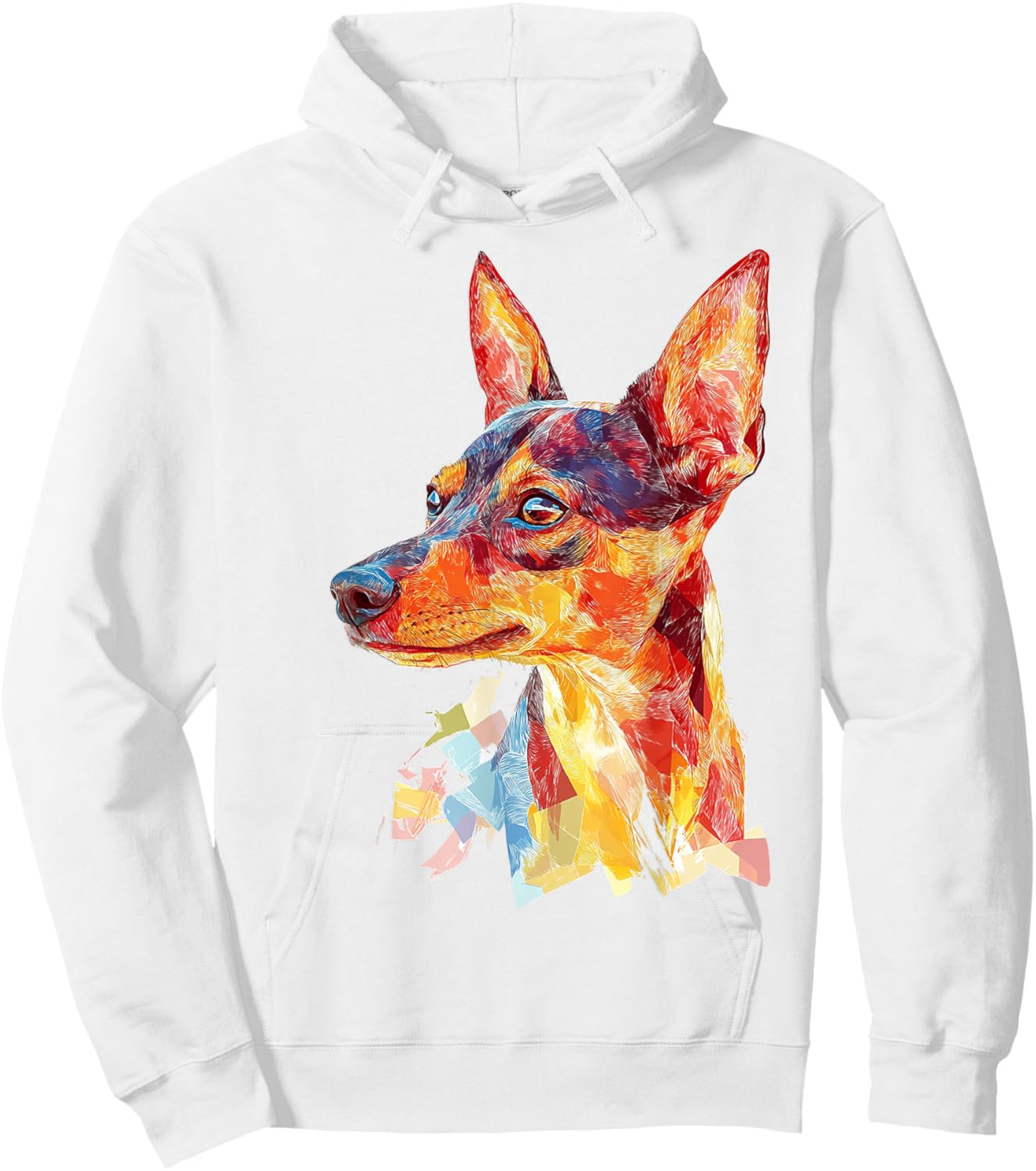 Miniature Pinscher Dog Pet Colorful Miniature Pinscher Women Kids Hoodie - Hoodie | White