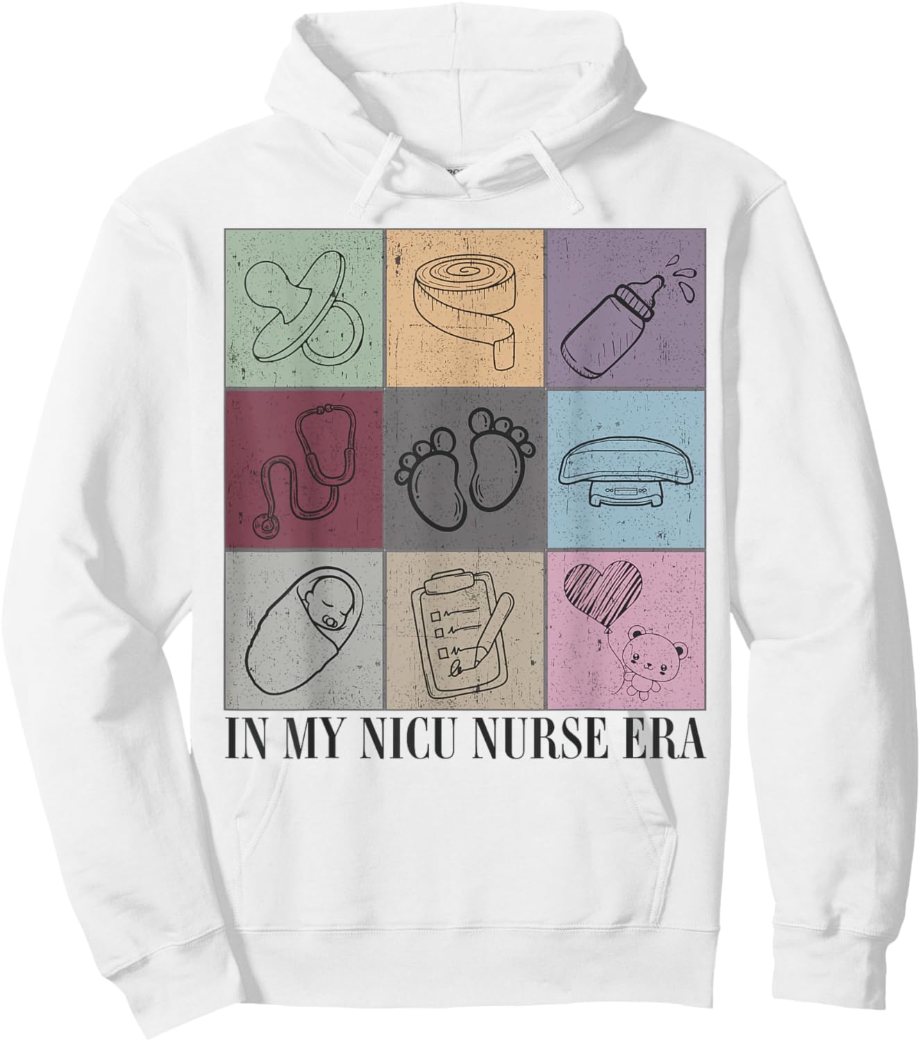 Neonental Intensive Care Unit In My Nicu Nurse Era Hoodie - Hoodie | White
