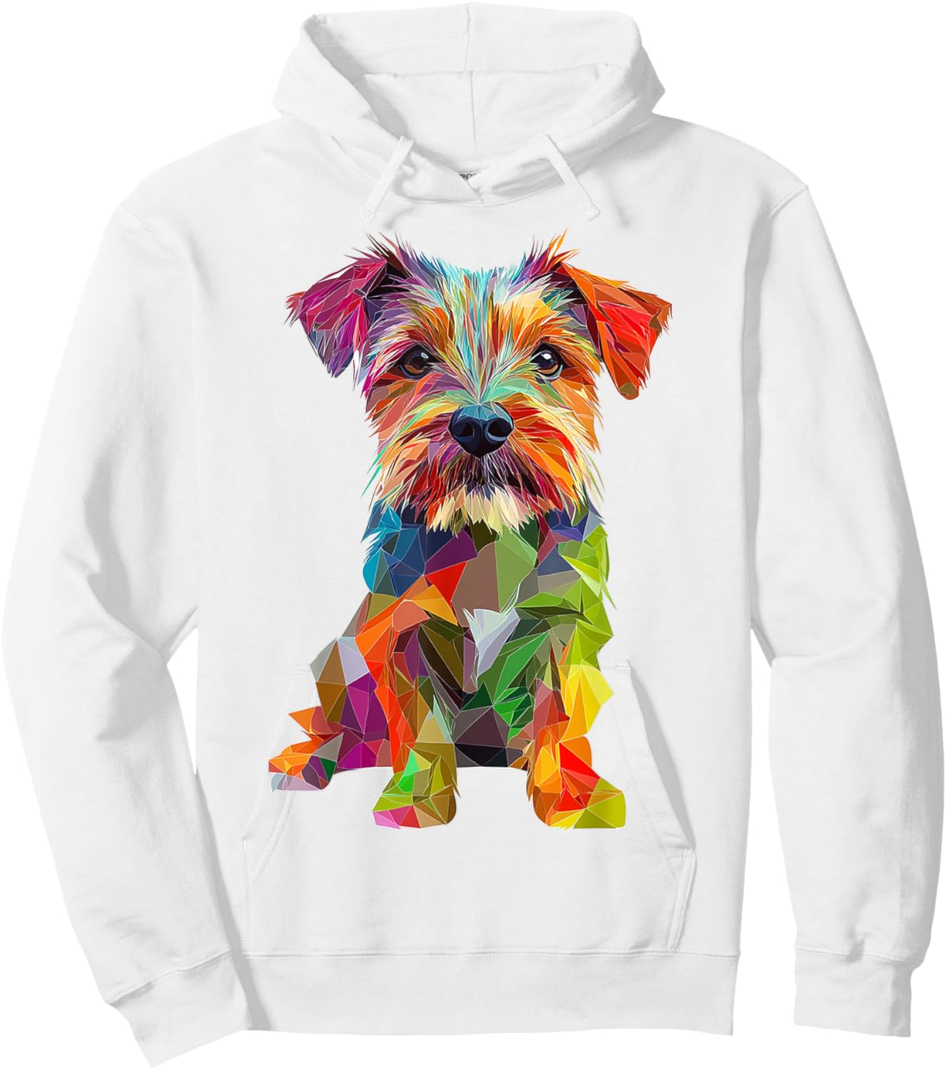 Norfolk Terrier Dog Pet Artwork Colorful Norfolk Terrier Men Women Kids Hoodie - Hoodie | White