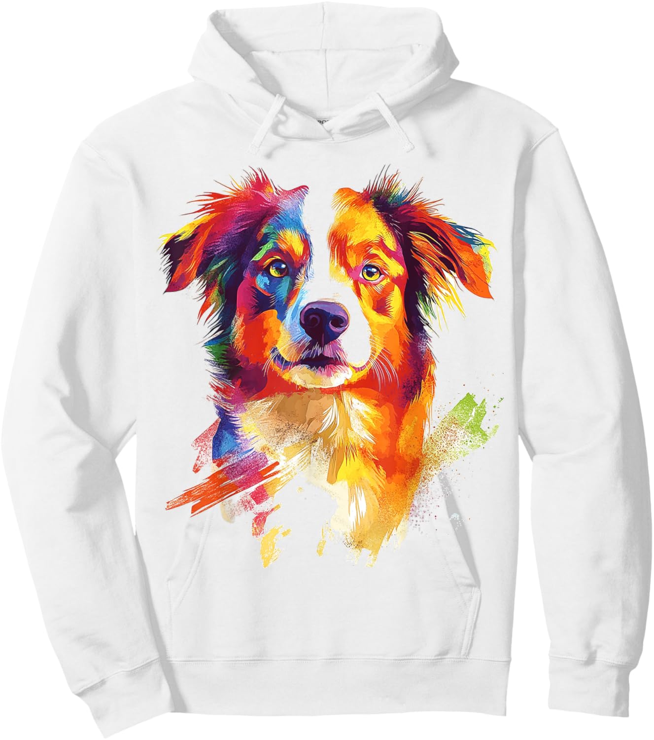 Nova Scotia Duck Tolling Retriever Dog Motif Pet Colorful Men Women Kids Hoodie - Hoodie | White