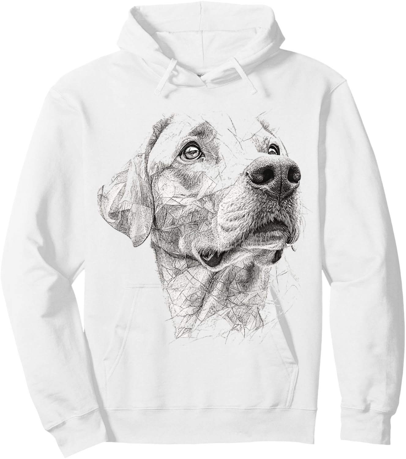 Labrador Retriever Dog Motif Pet Art Labrador Retriever Hoodie - Hoodie | White