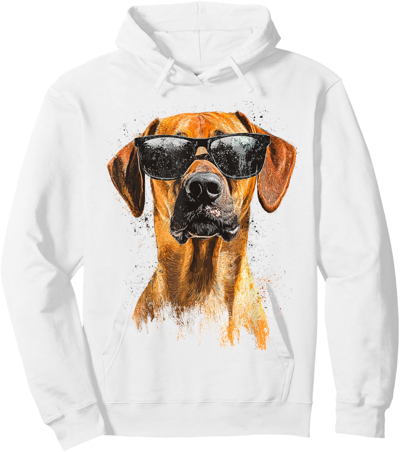 Rhodesian Ridgeback Dog Pet Sunglasses Rhodesian Ridgeback Hoodie - Hoodie | White