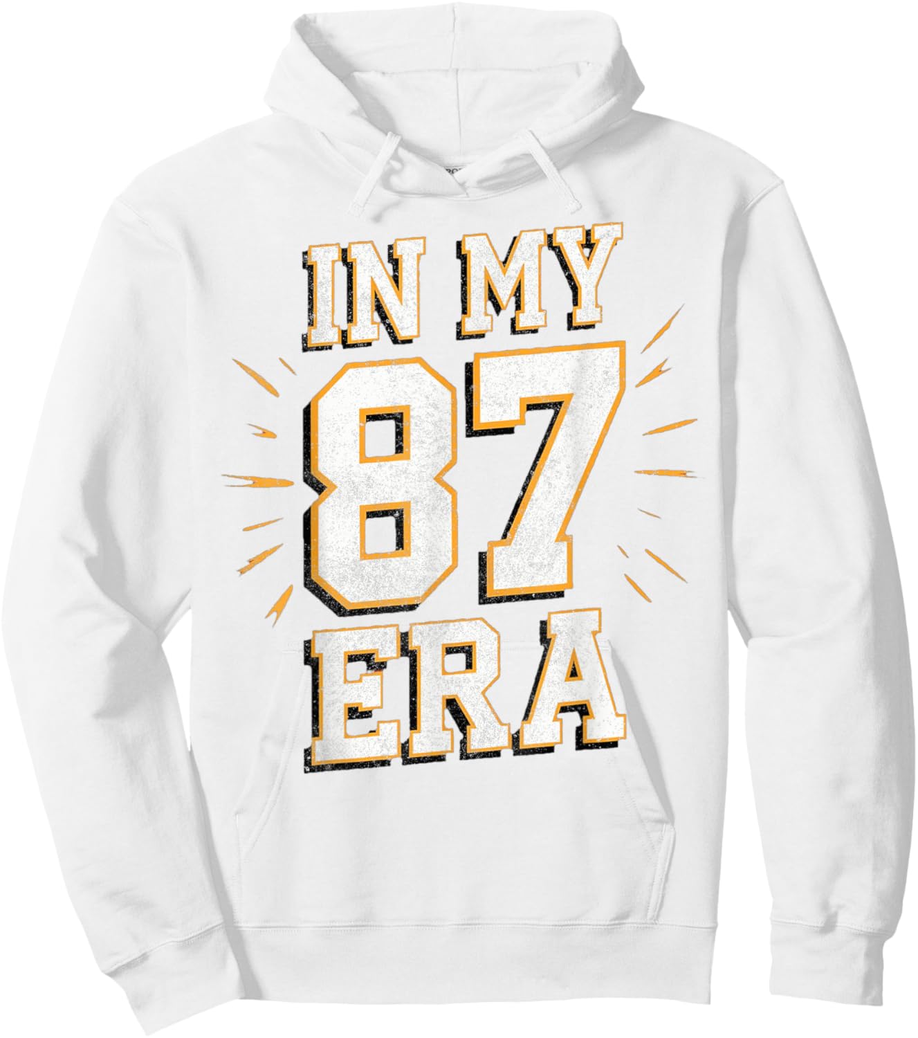 In My 87 Era Vintage Retro Hoodie - Hoodie | White