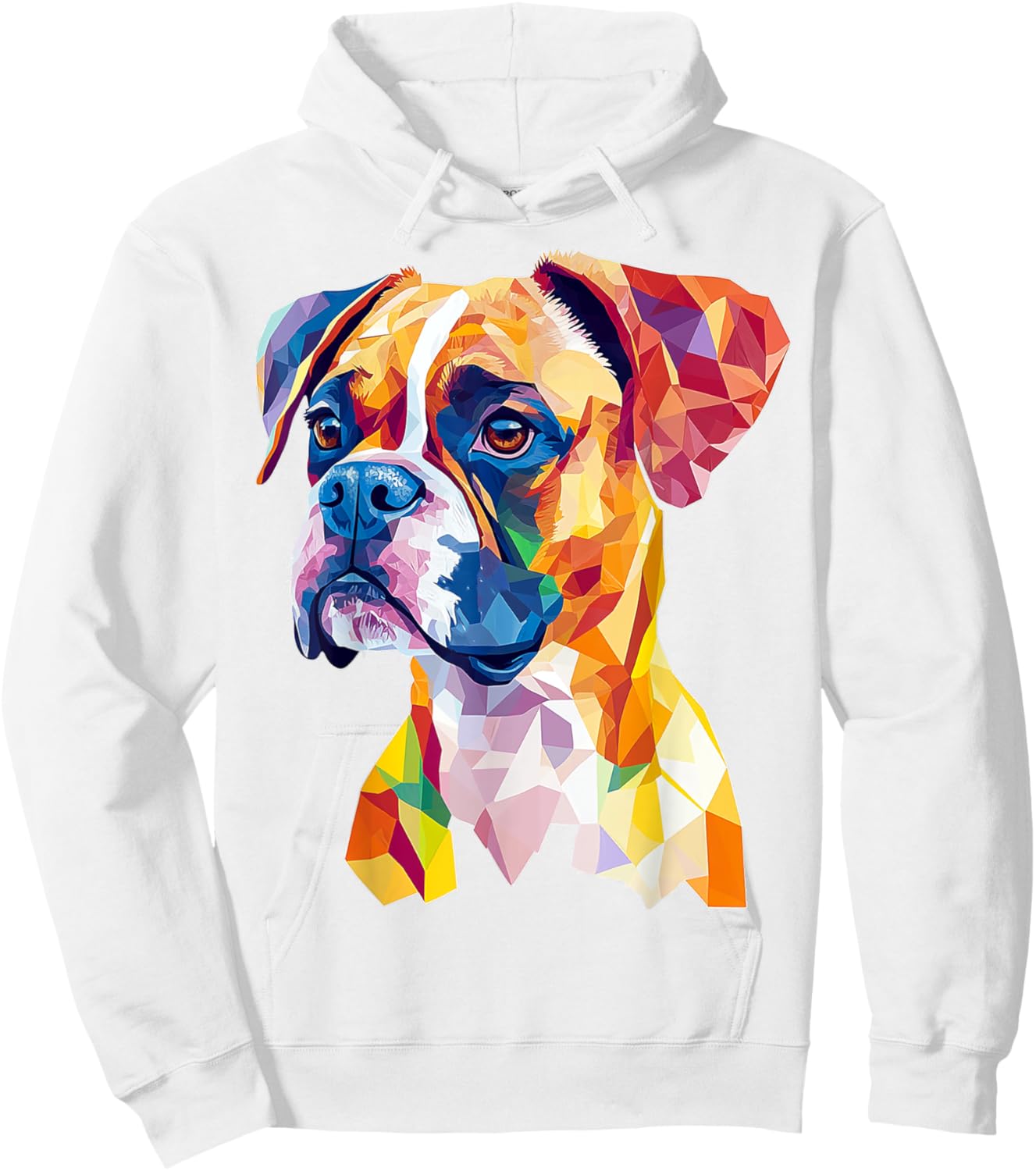 Boxer Dog Graphic Pet Art Boxer Women Kids Hoodie - Hoodie | White