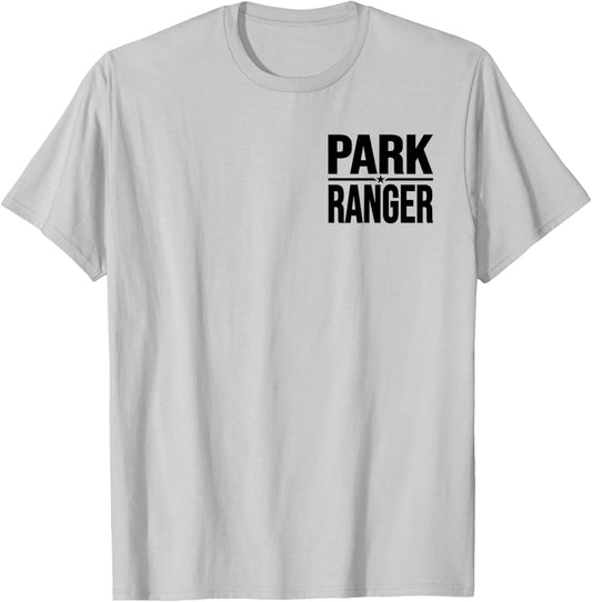Park Ranger Parklands Wildlife Forest Law Enforcement T-Shirt - T-Shirt | Ash