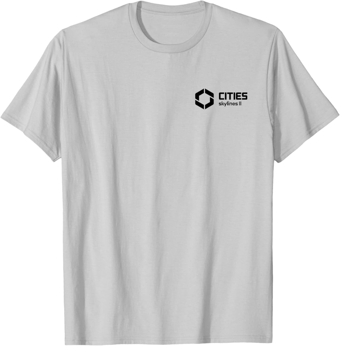 Cities Skylines II game logo black T-Shirt - T-Shirt | Ash
