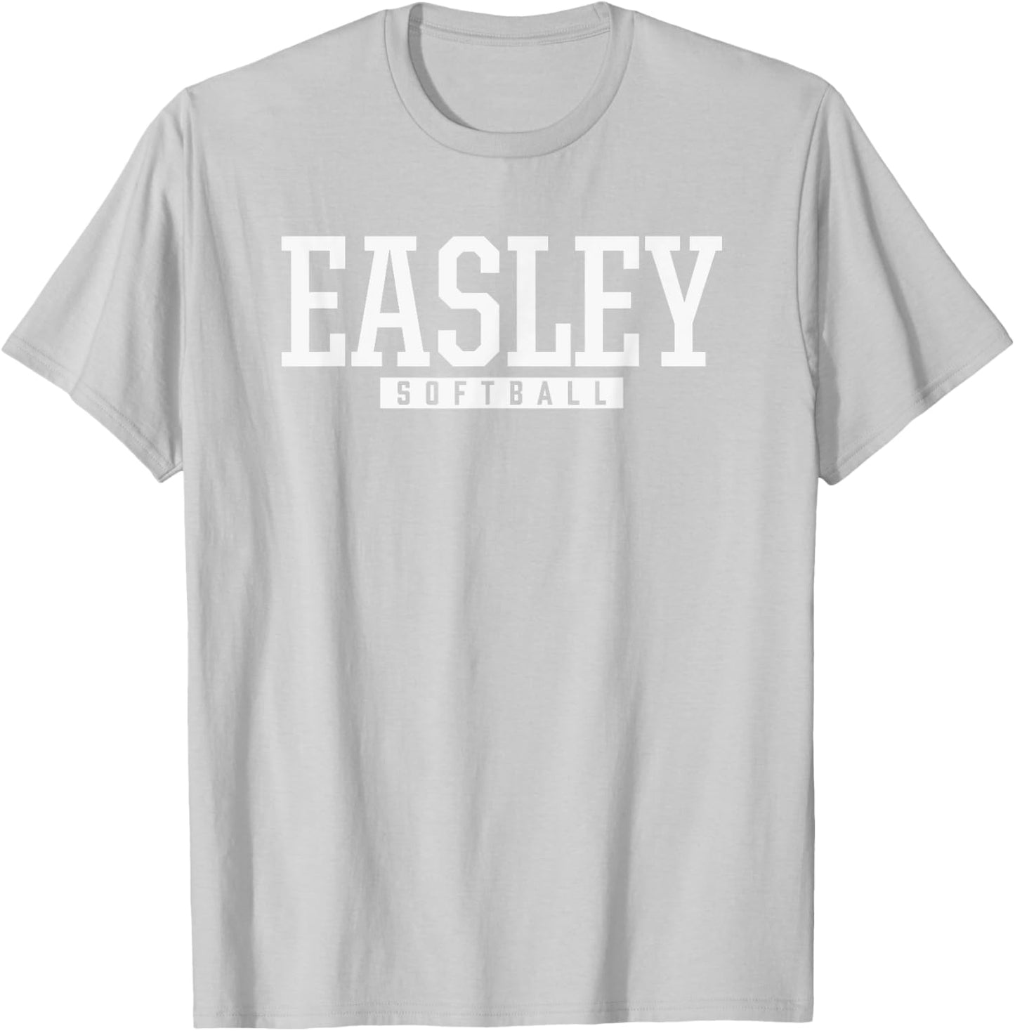Easley High School Softball T-Shirt - T-Shirt | Ash