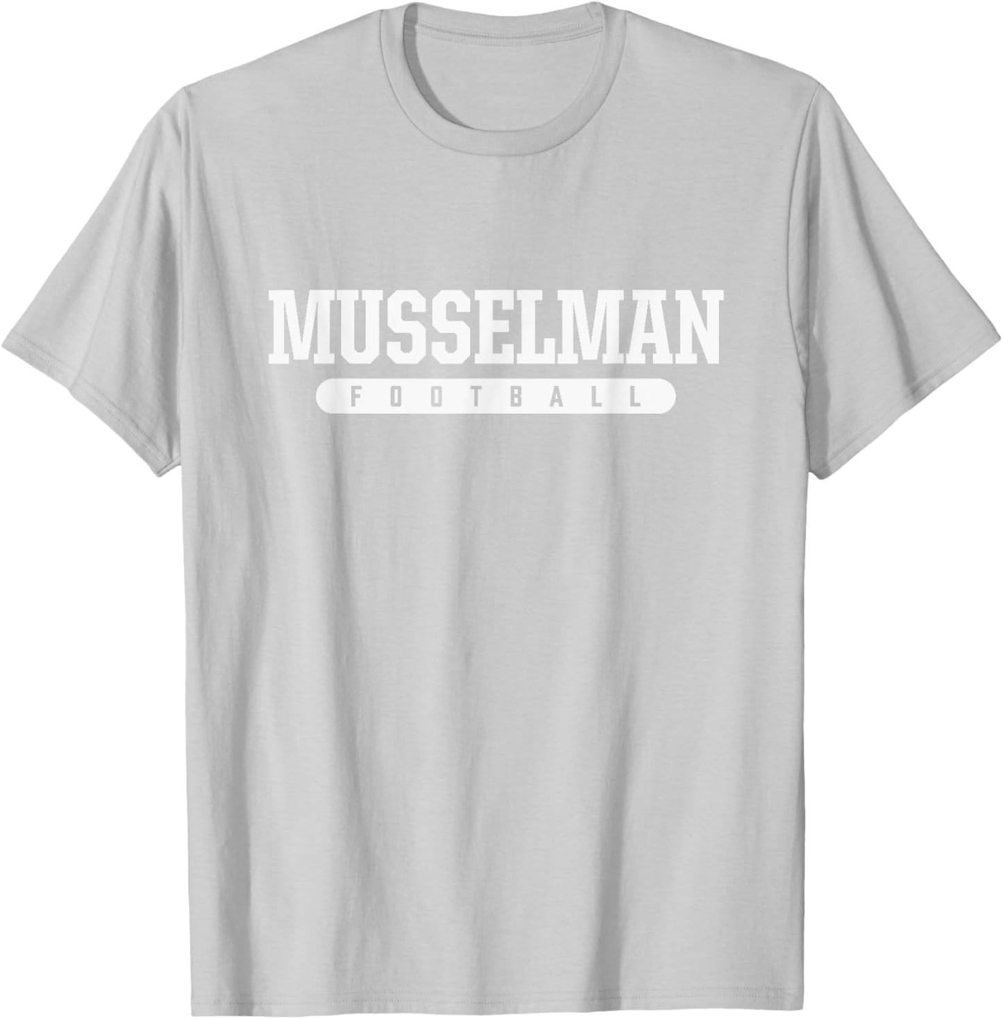 Musselman High School Football T-Shirt - T-Shirt | Ash