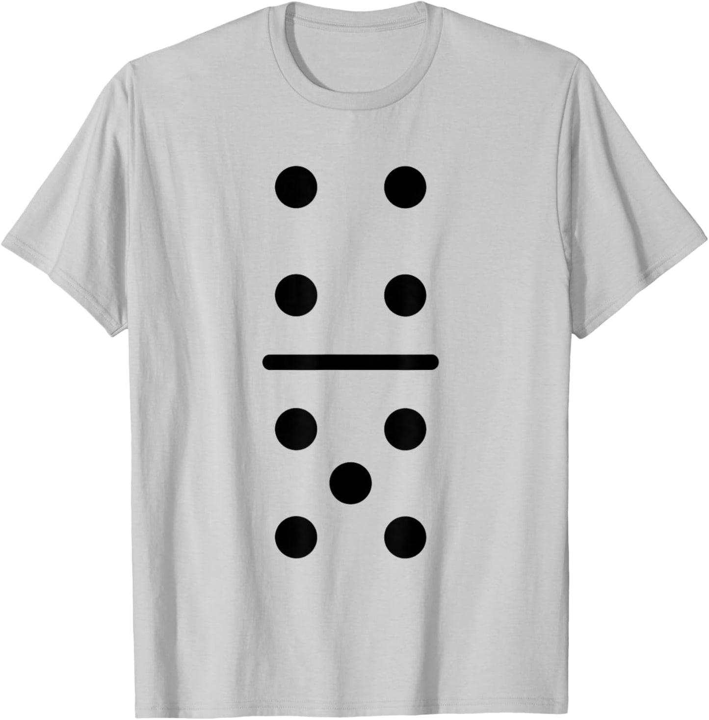 Domino Game 4 5 Dots Halloween Matching Group Costume T-Shirt - T-Shirt | Ash